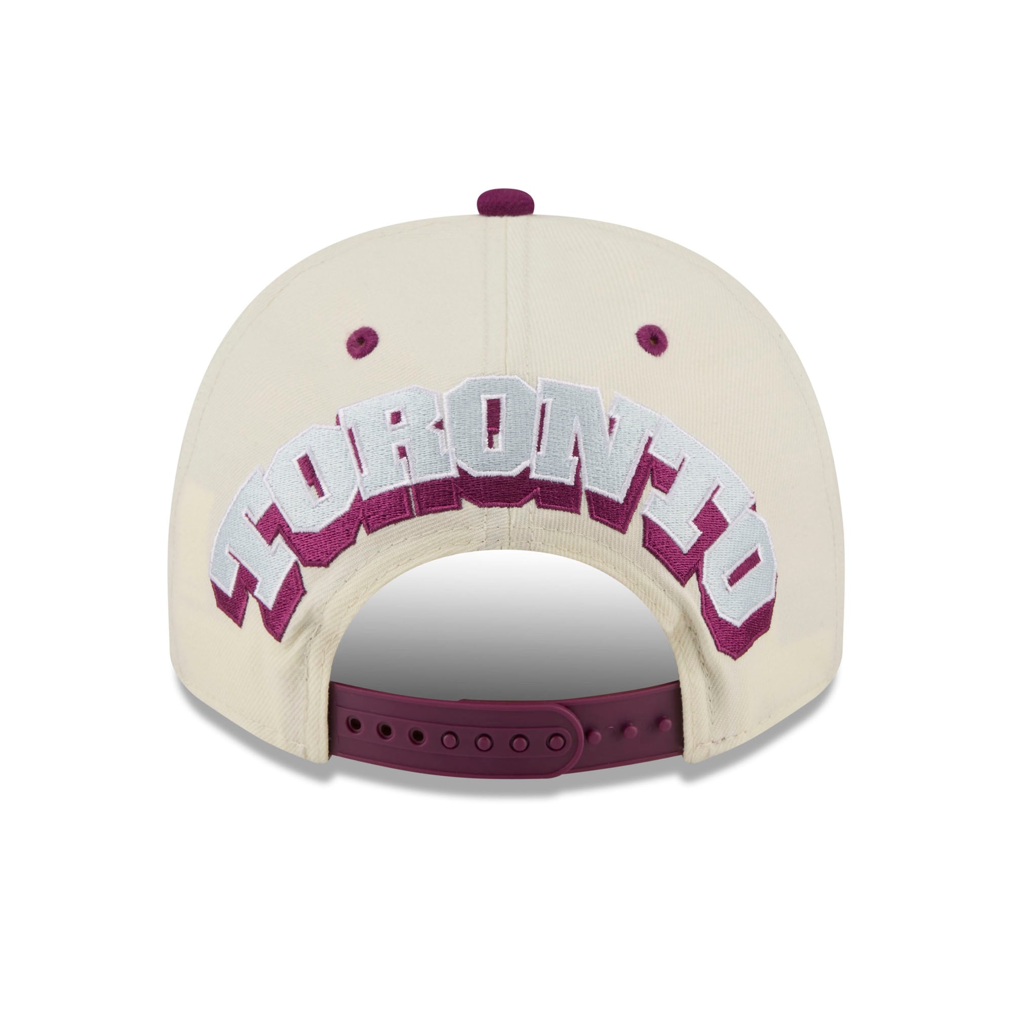 Casquette ajustable New Era Toronto Tempo 9FIFTY crème pour homme