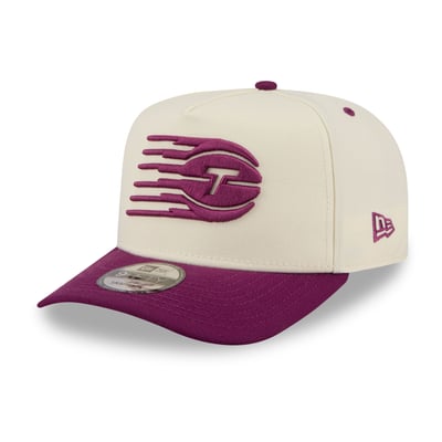 Toronto Tempo New Era Wordmark 9FIFTY A-Frame Snapback Hat - Cream