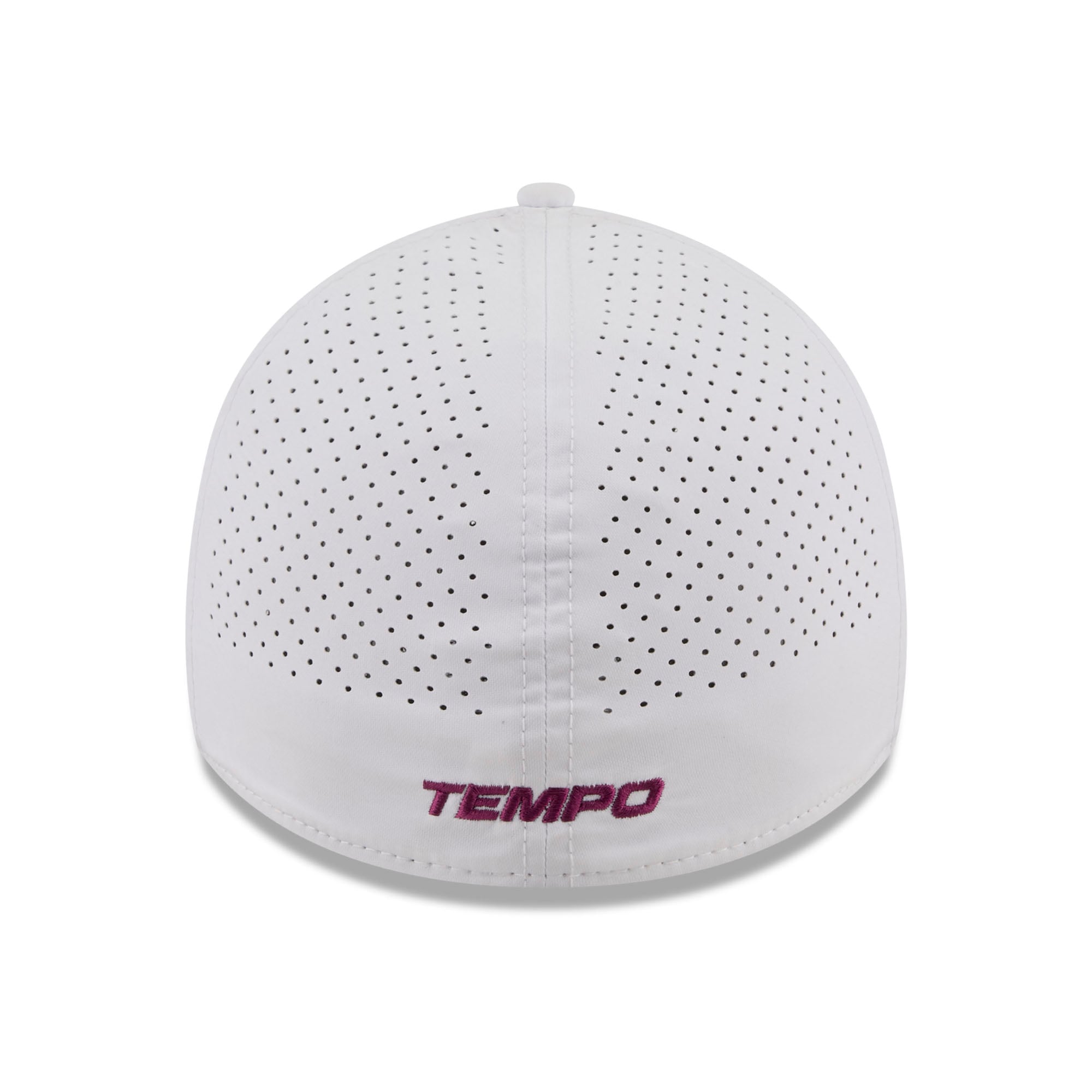Men's New Era White Toronto Tempo Perf 39THIRTY Flex Hat