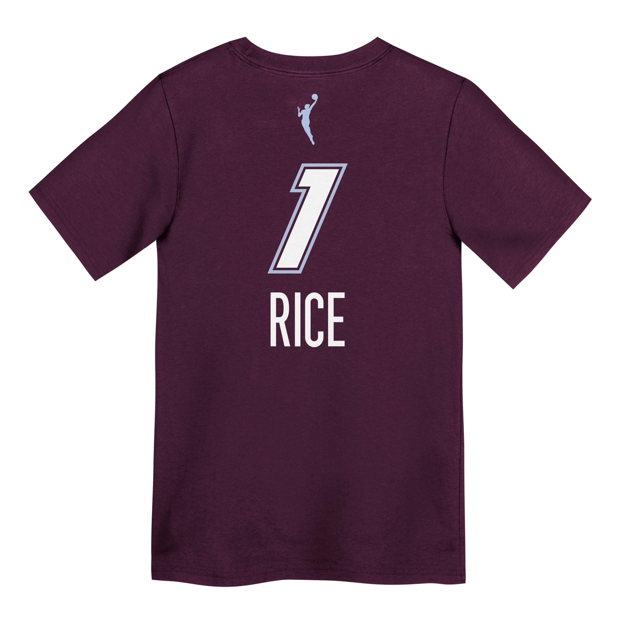 T-shirt Nike Kiki Rice Bordeaux Toronto Tempo Explorer Edition pour enfants d'âge préscolaire, avec nom et numéro