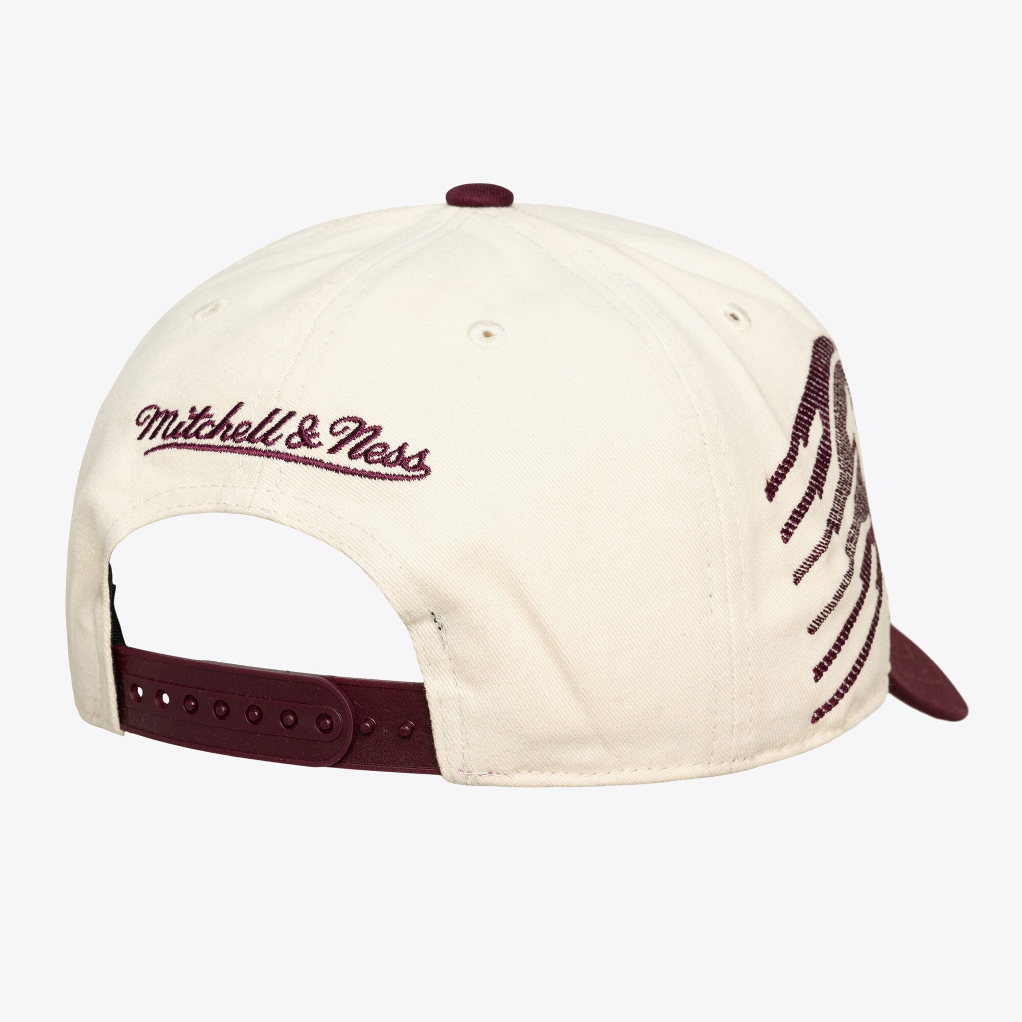 Casquette unisexe Mitchell & Ness crème Toronto Tempo Big Time Pro Crown ajustable
