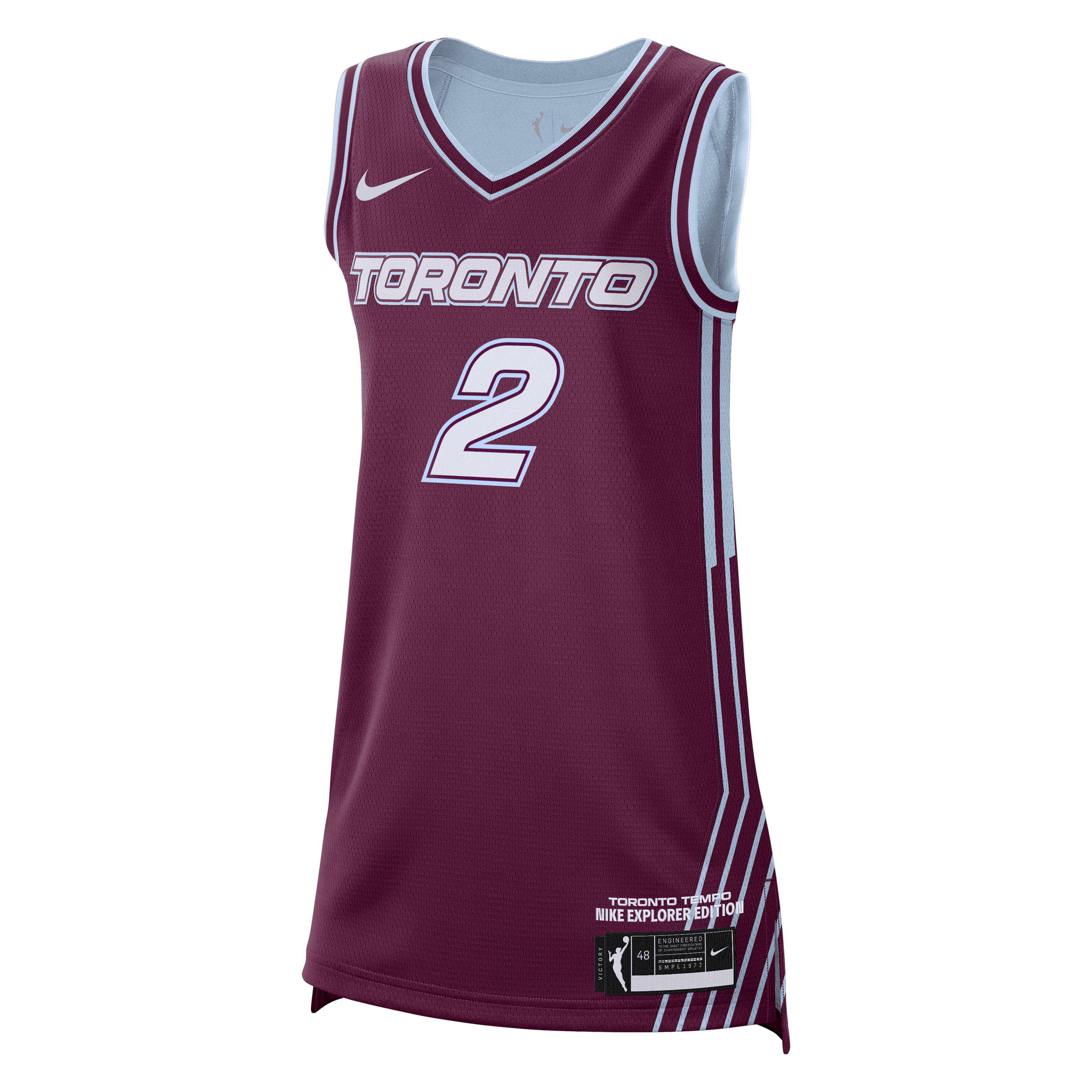 Maillot unisexe Nike Laura Juškaitė Bordeaux Toronto Tempo Victory - Édition Explorer