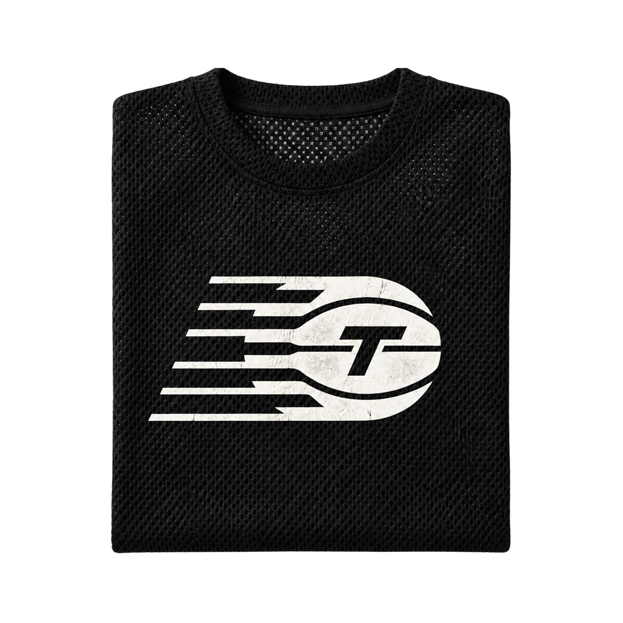 T-shirt court unisexe Peau De Loup noir Toronto Tempo Mesh Boxy