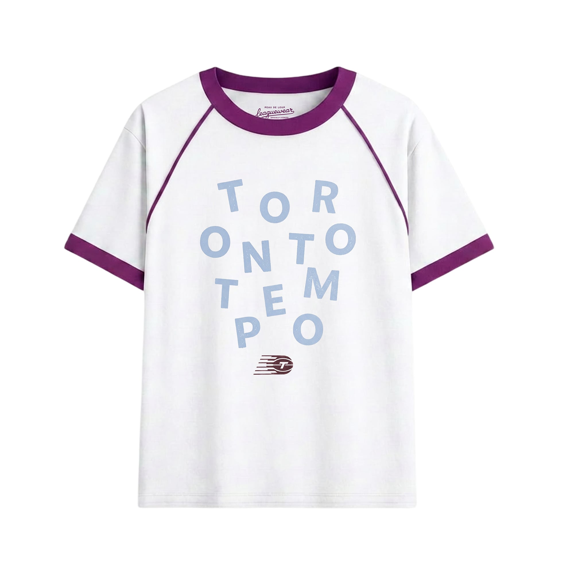 T-shirt unisexe Peau De Loup crème Toronto Tempo Ringer