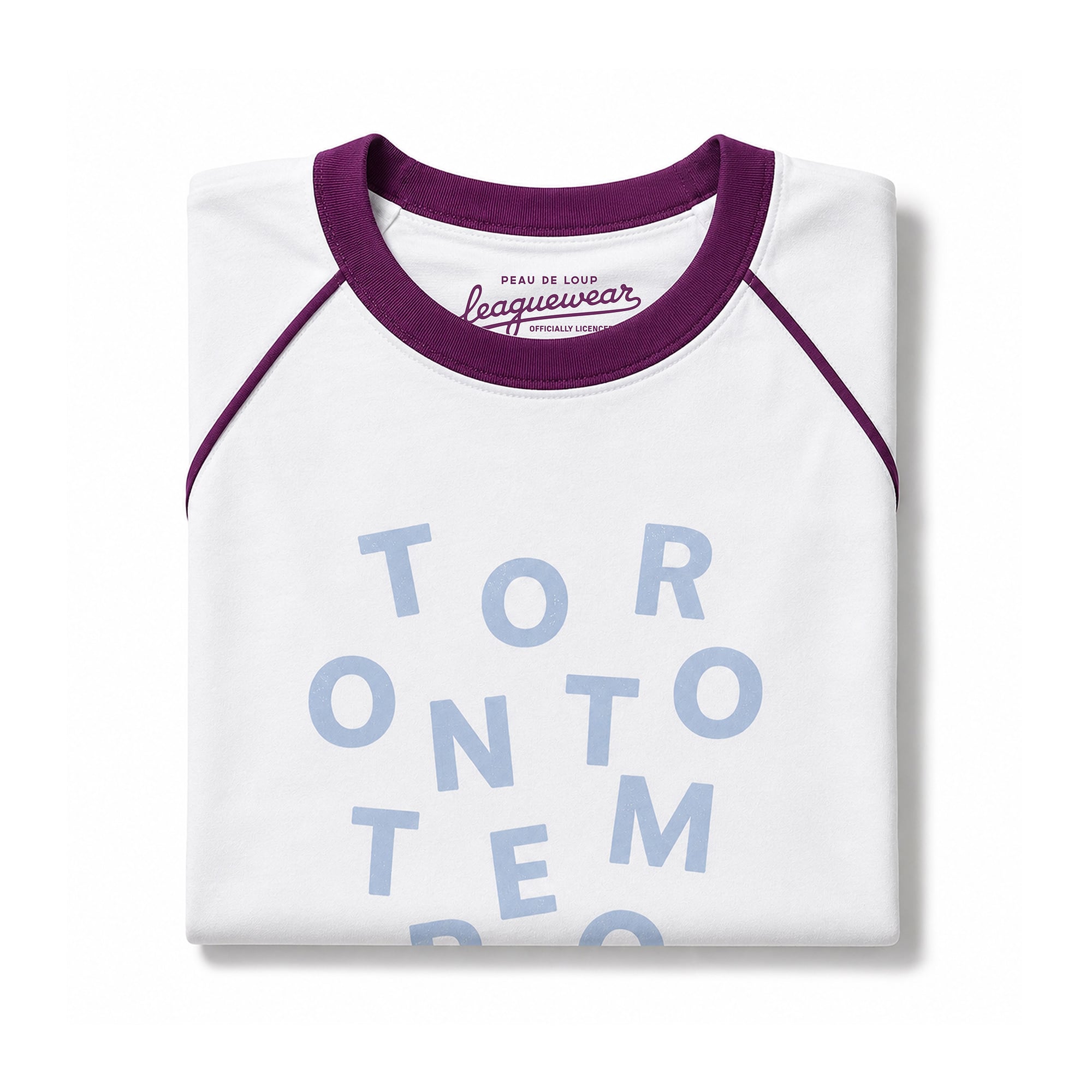 T-shirt unisexe Peau De Loup crème Toronto Tempo Ringer