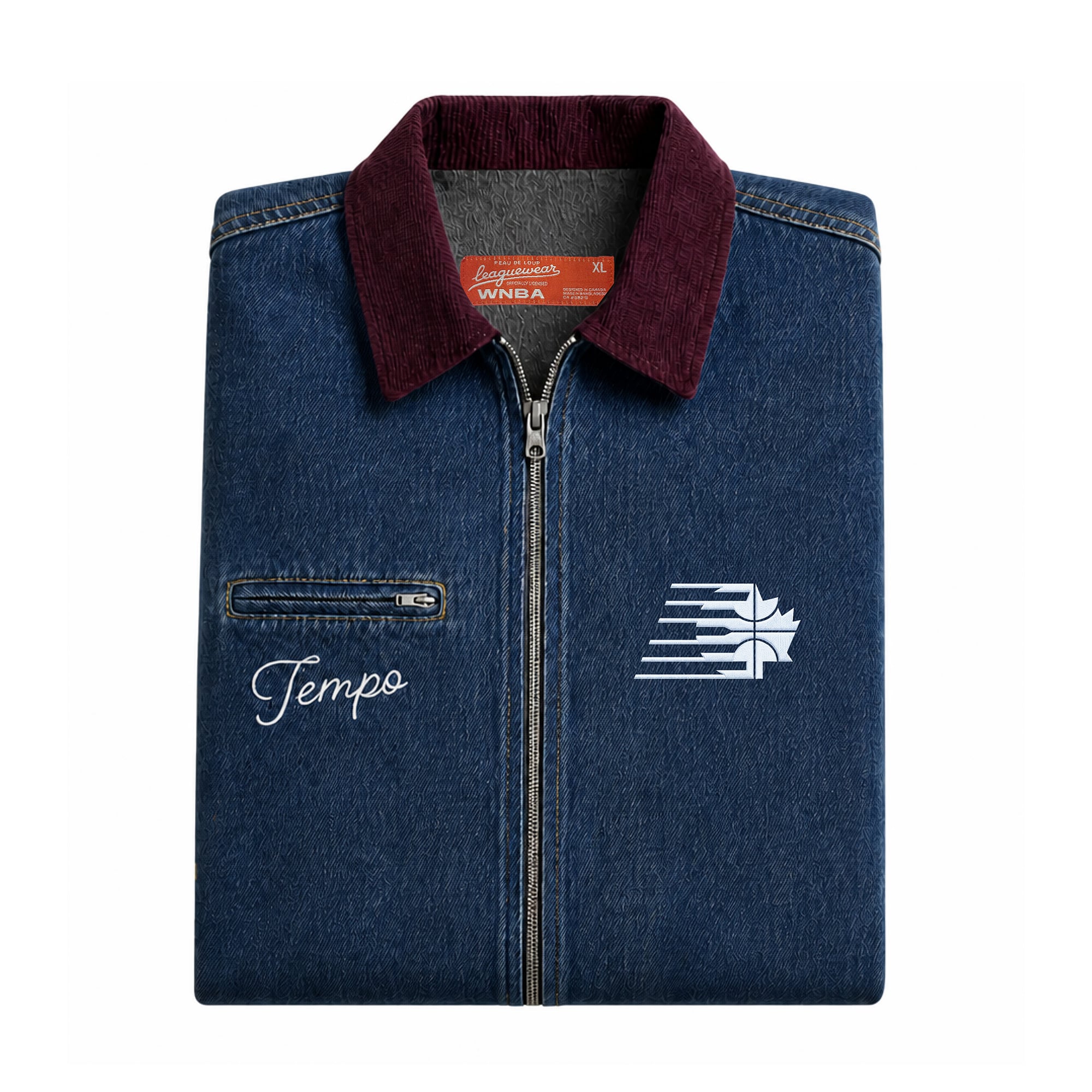 Veste unisexe Peau De Loup Denim Toronto Tempo Coaches