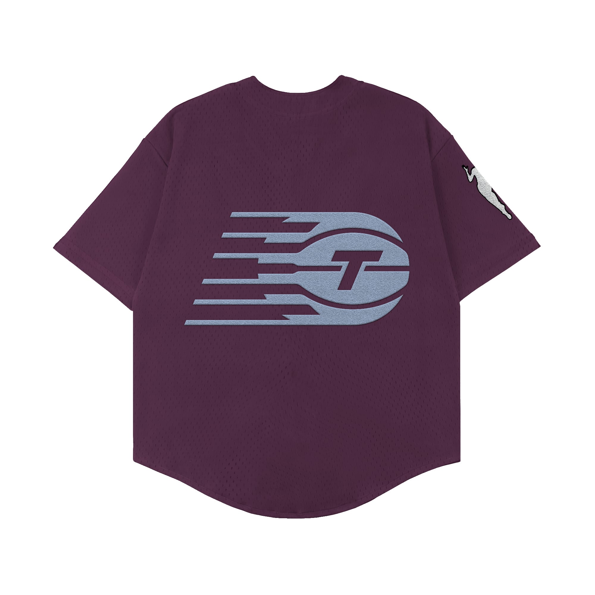 Unisex Playa Society Burgundy Toronto Tempo Baseball Fashion Jersey