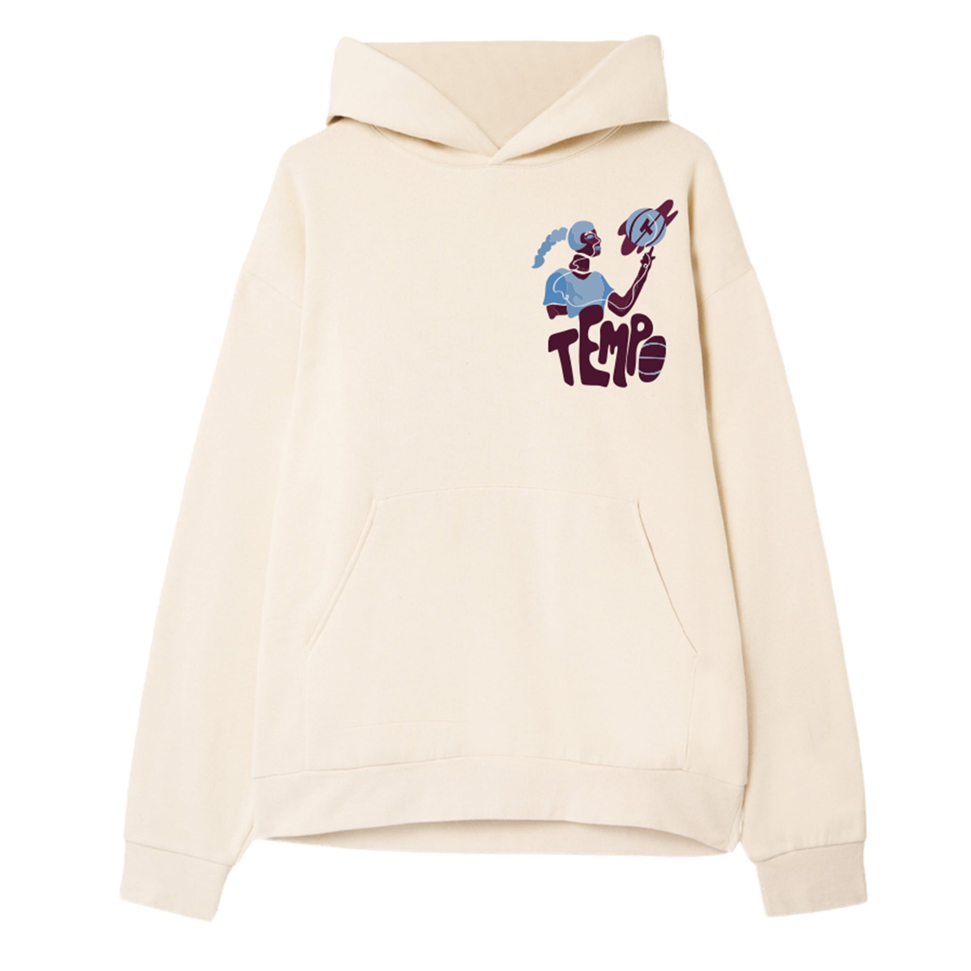 Sweat à capuche unisexe round21 Cream Toronto Tempo Heart of