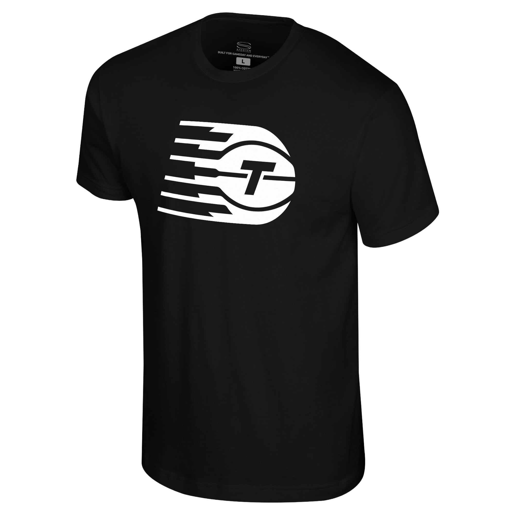 Unisex Stadium Essentials Black Toronto Tempo Origins White Logo T-Shirt