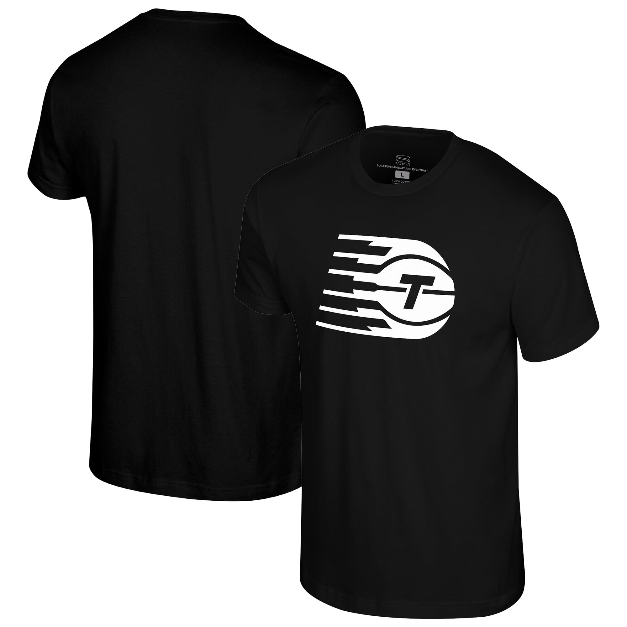 Unisex Stadium Essentials Black Toronto Tempo Origins White Logo T-Shirt
