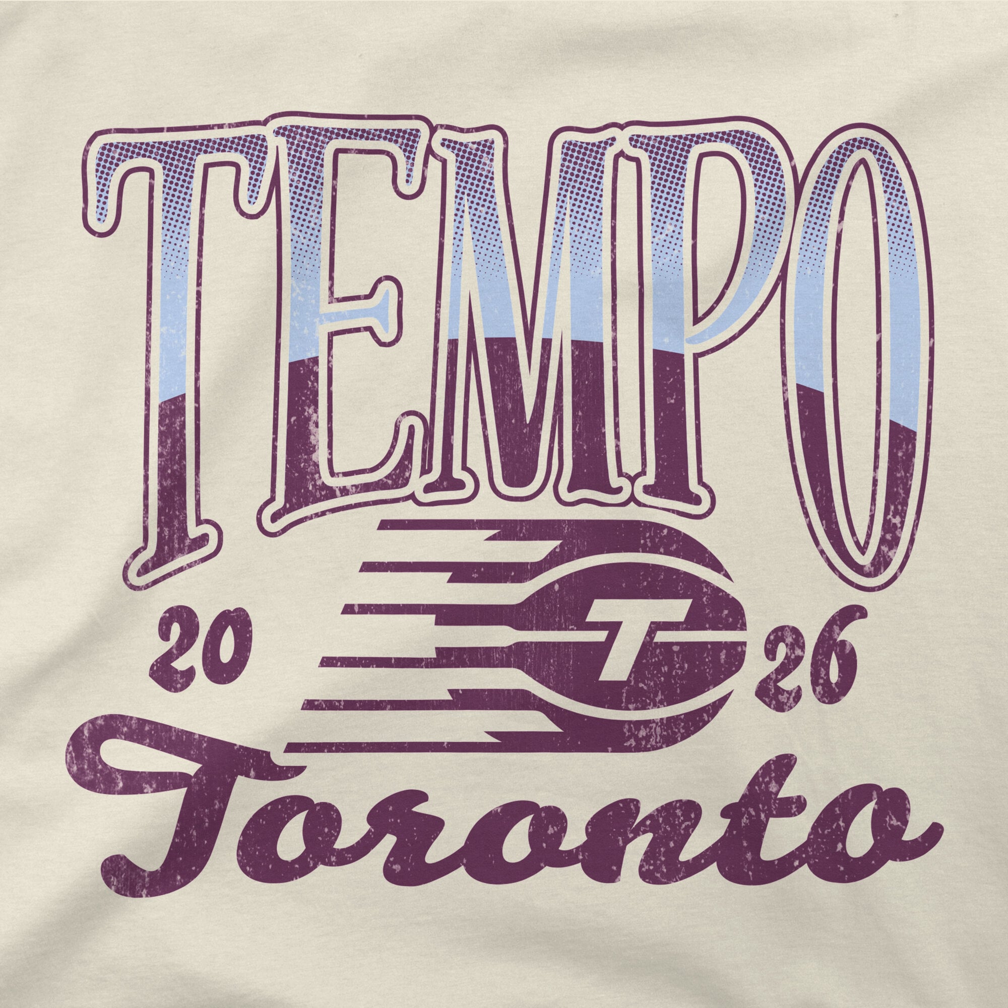 Unisex Stadium Essentials Natural Toronto Tempo Sky High T-Shirt