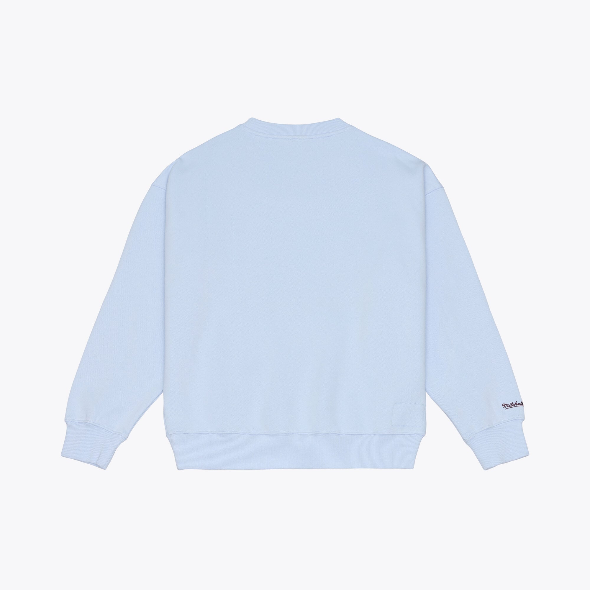 Sweat-shirt à col rond en polaire légère Mitchell & Ness Toronto Tempo bleu poudré pour femme