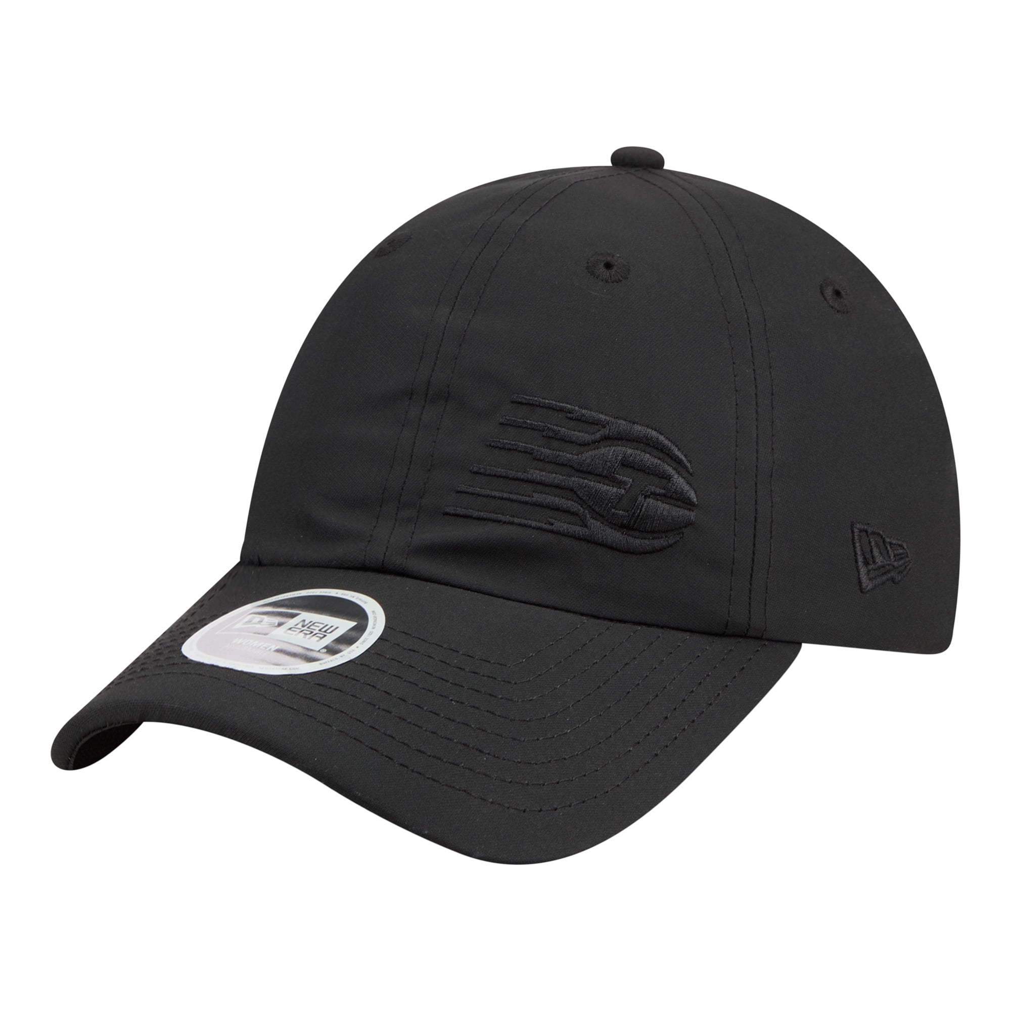 Women's New Era Black Toronto Tempo Ponytail 9FORTY Flex Hat