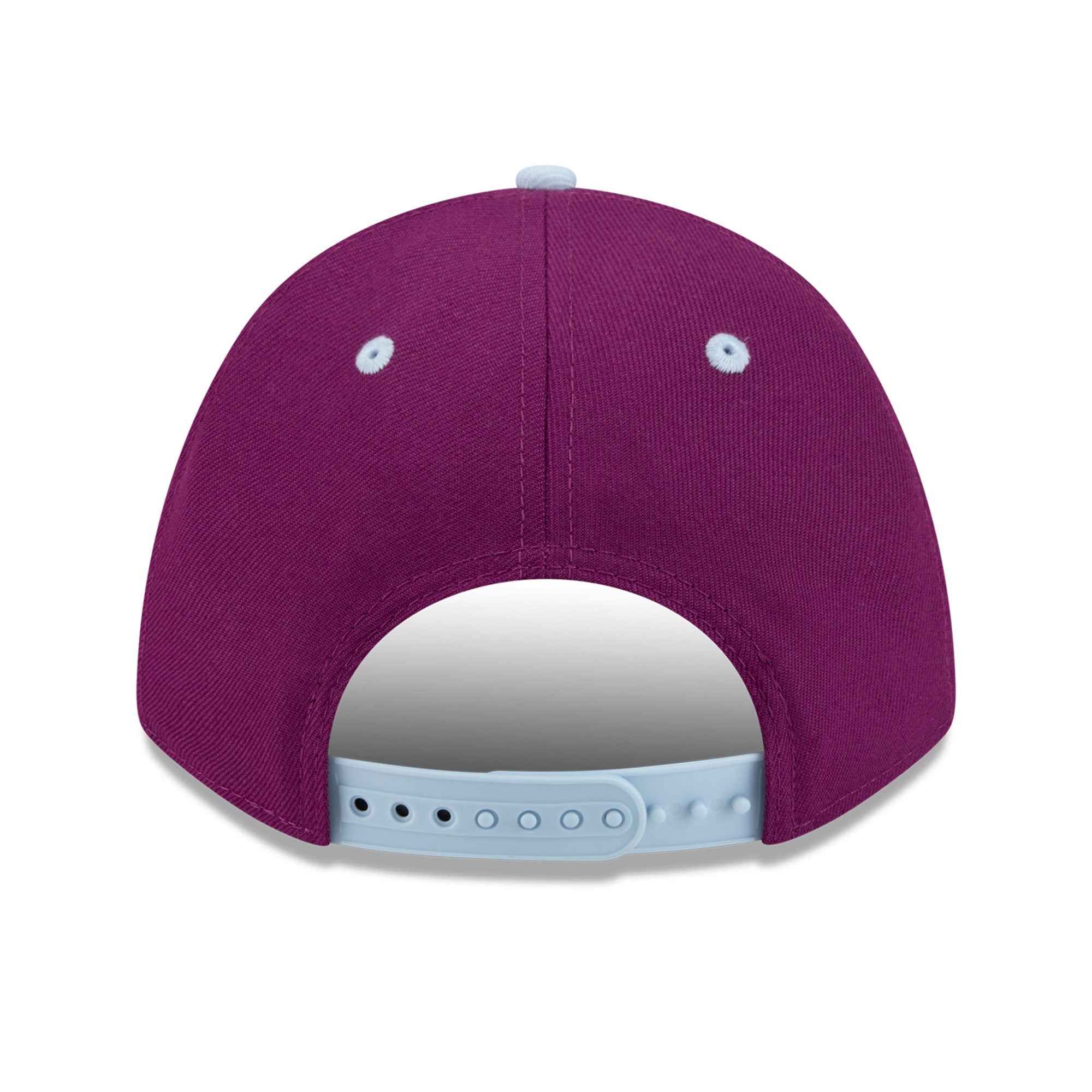 Casquette ajustable New Era Bordeaux Toronto Tempo Arch 9FORTY pour femme, style A-Frame, couronne en M