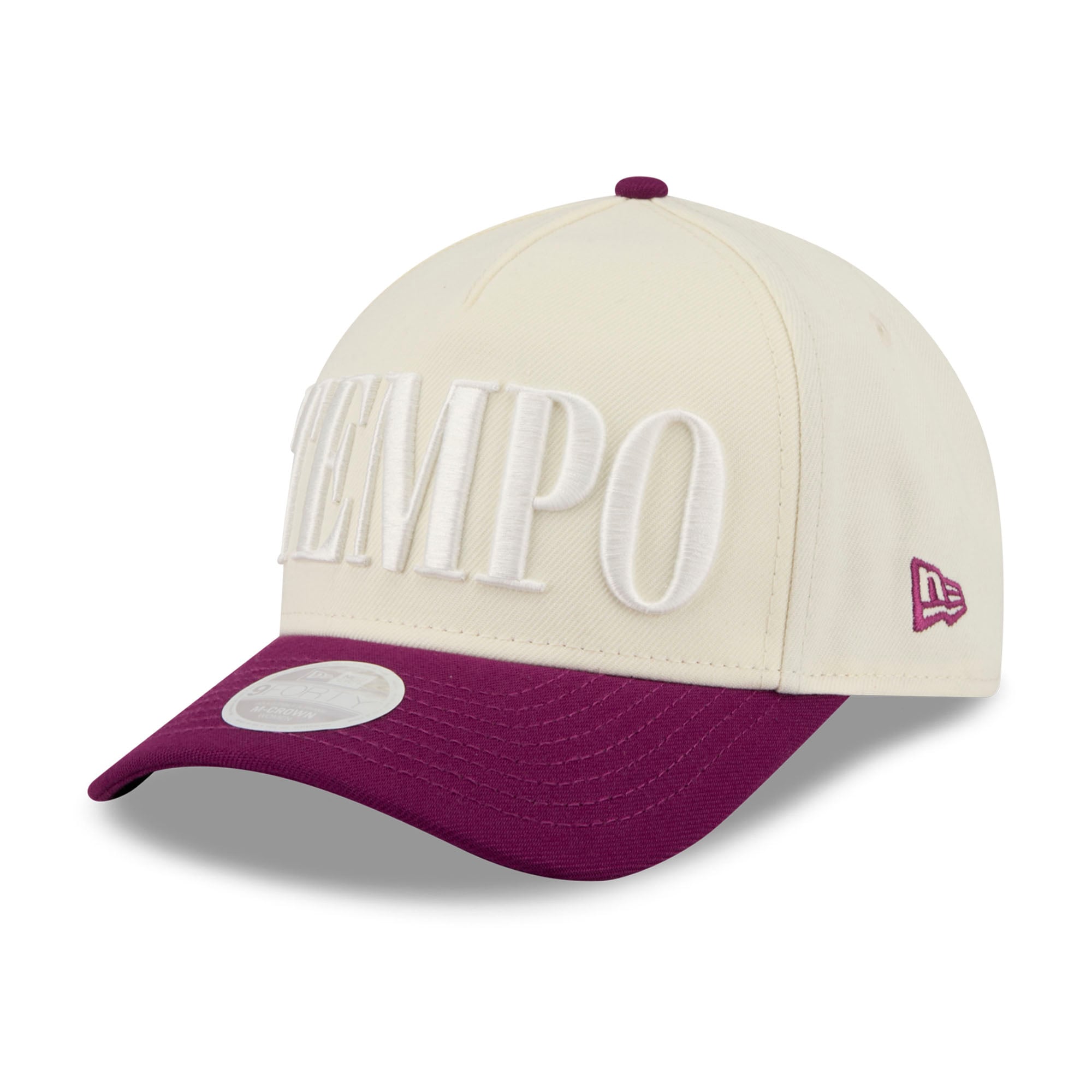 Casquette ajustable New Era Toronto Tempo Tonal 9FORTY M-Crown couleur crème pour femme