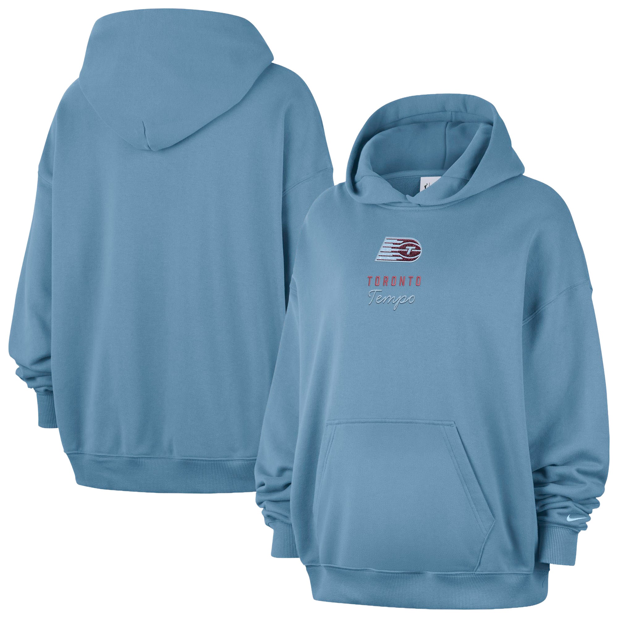 Sweat à capuche oversize Nike Hydrogen Blue Toronto Tempo Studio pour femme