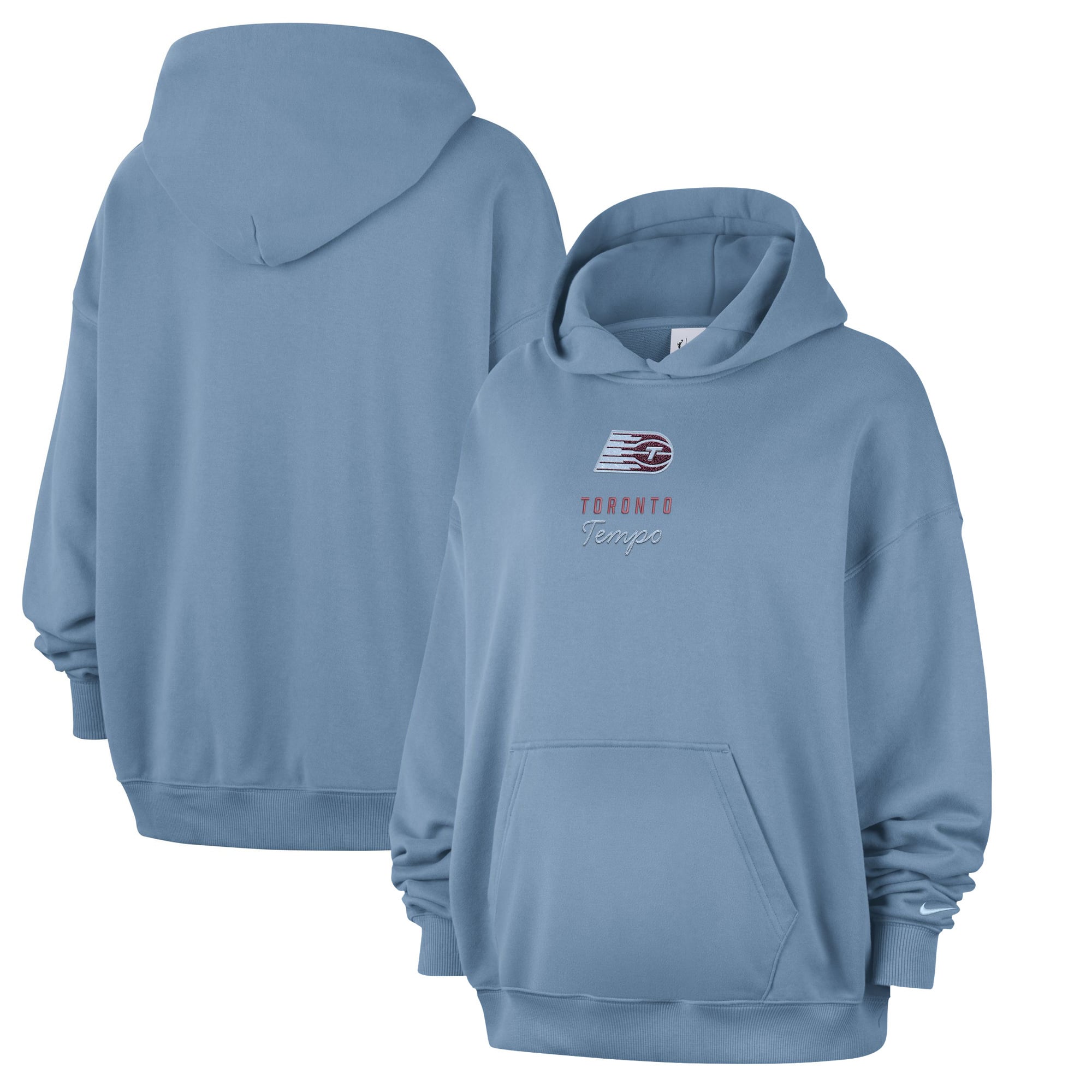 Sweat à capuche oversize Nike Hydrogen Blue Toronto Tempo Studio pour femme