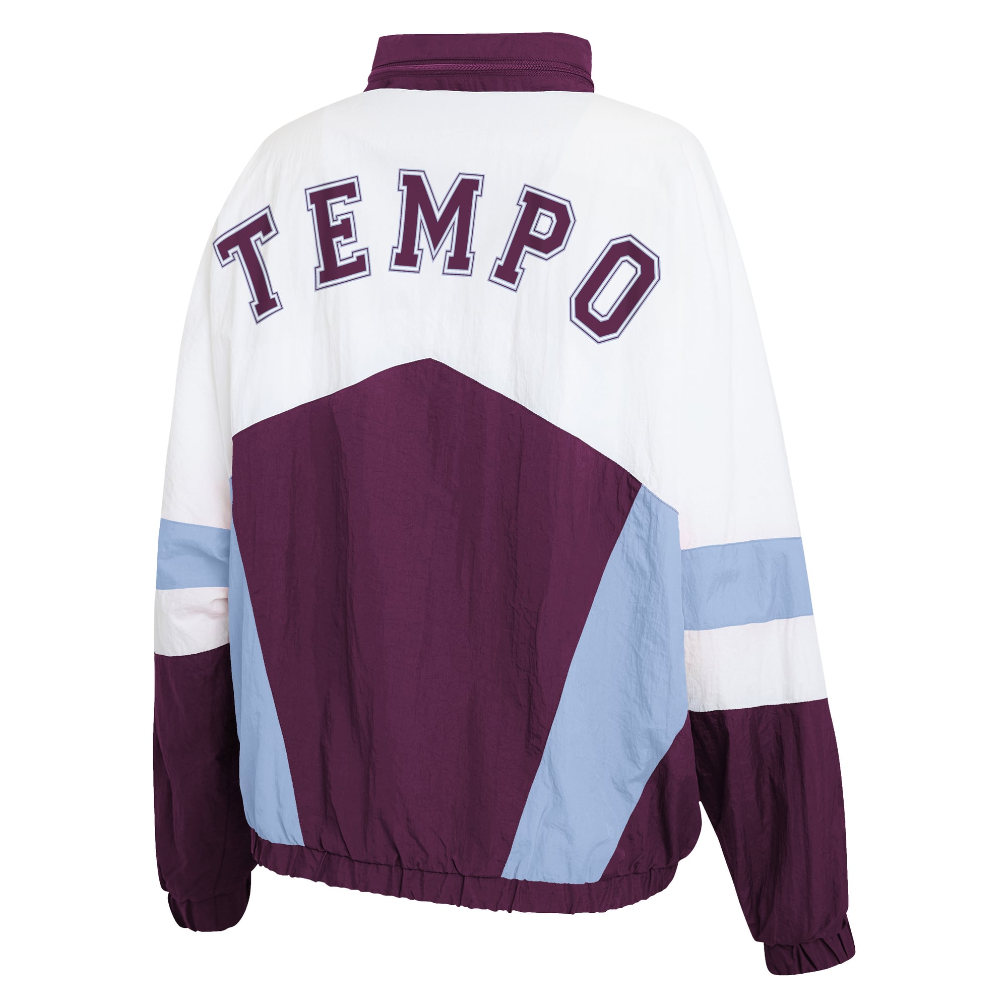 Veste coupe-vent zippée intégrale WEAR by Erin Andrews blanche/bordeaux Toronto Tempo pour femme