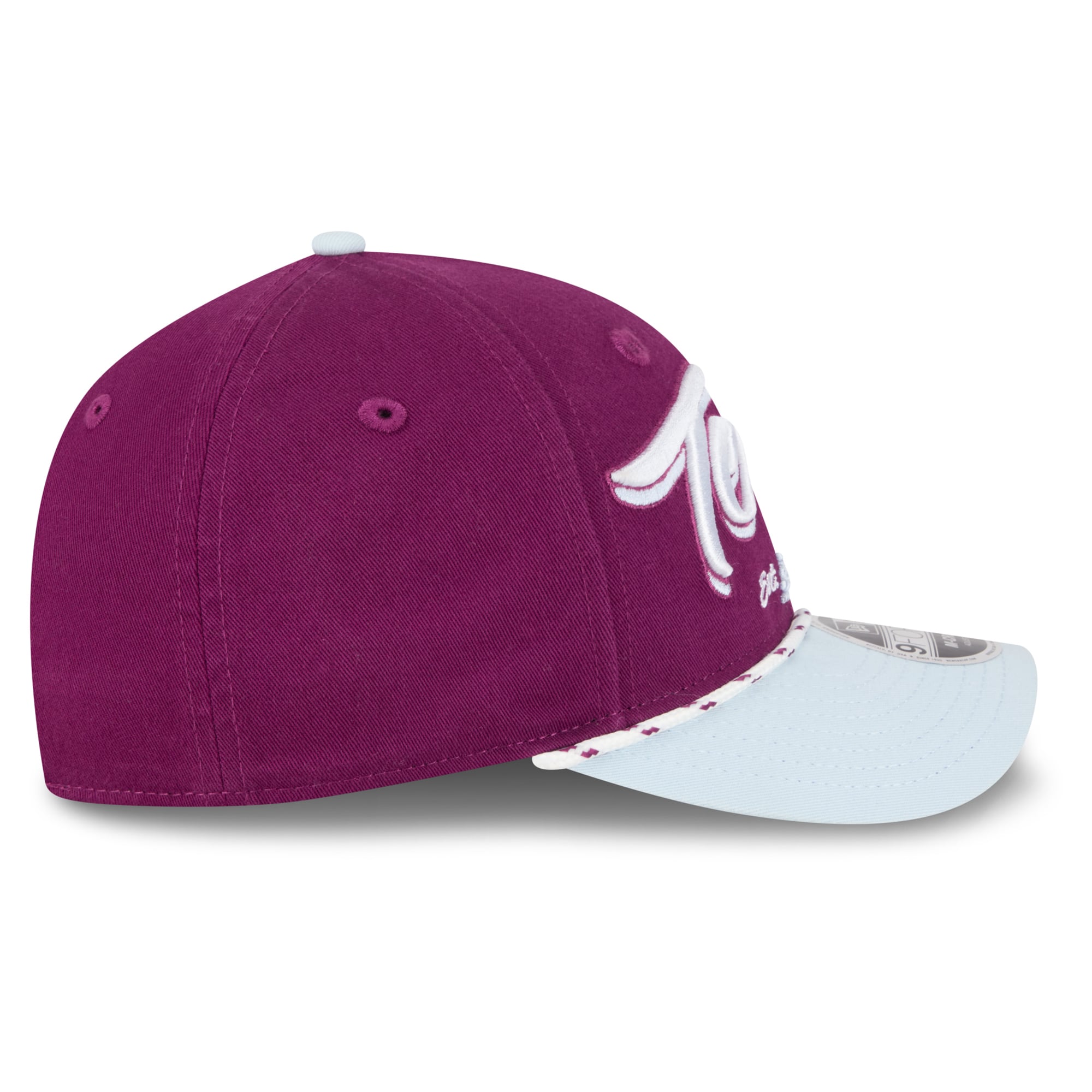 Casquette ajustable New Era Bordeaux Toronto Tempo Team Loyal 9FORTY M-Crown pour jeunes