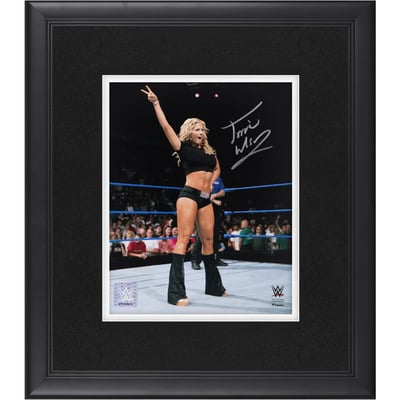 Torrie Wilson WWE Autographed Fanatics Authentic Framed 8" x 10" In-Ring Pose Photograph  