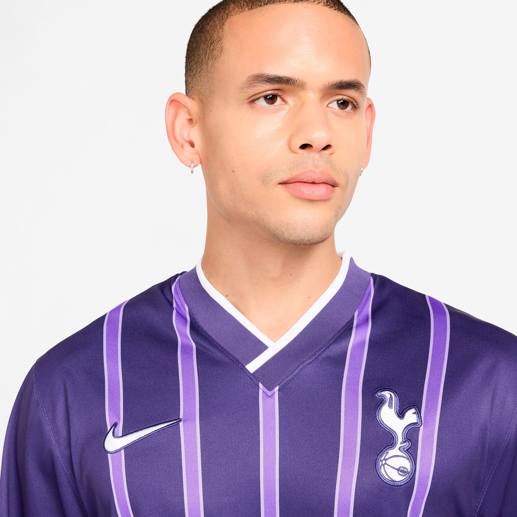 Maillot de sport Nike violet Tottenham Hotspur Third Energy Dri-FIT à manches longues pour homme, saison 2026/27
