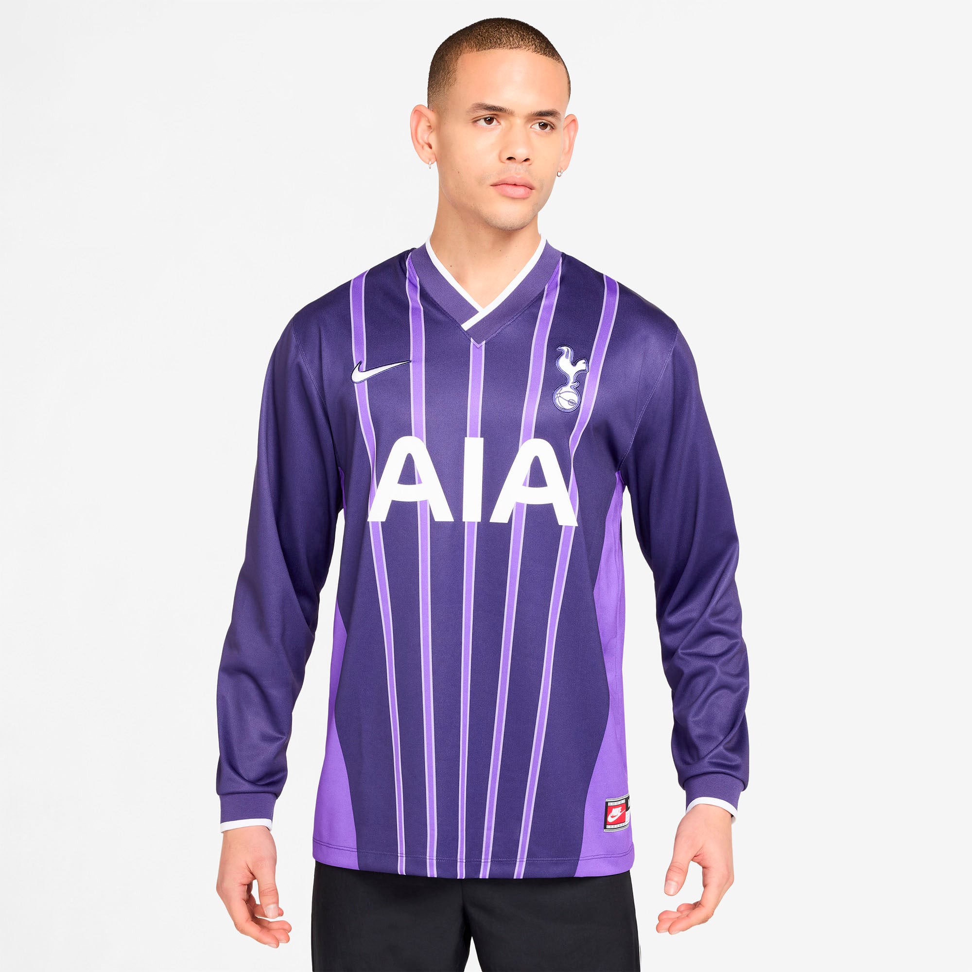 Maillot de sport Nike violet Tottenham Hotspur Third Energy Dri-FIT à manches longues pour homme, saison 2026/27