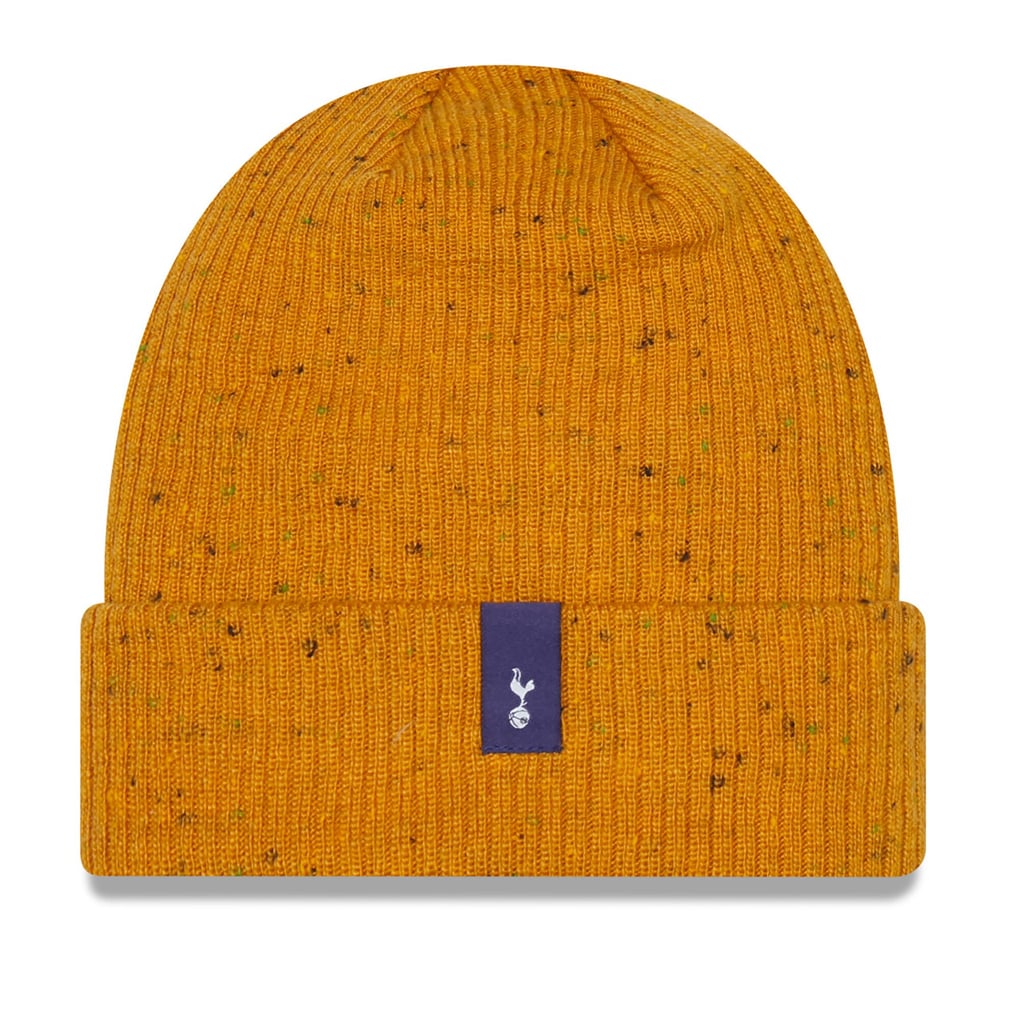 Tottenham Hotspur New Era Retro Cuff Knit - Mustard - Mens