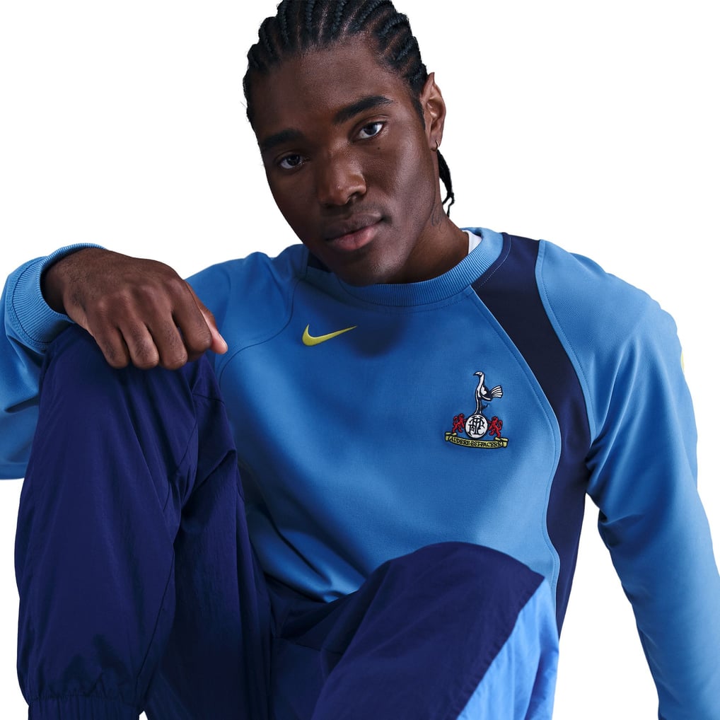 Tottenham Hotspur Nike T90 Crew Top - Blue Void