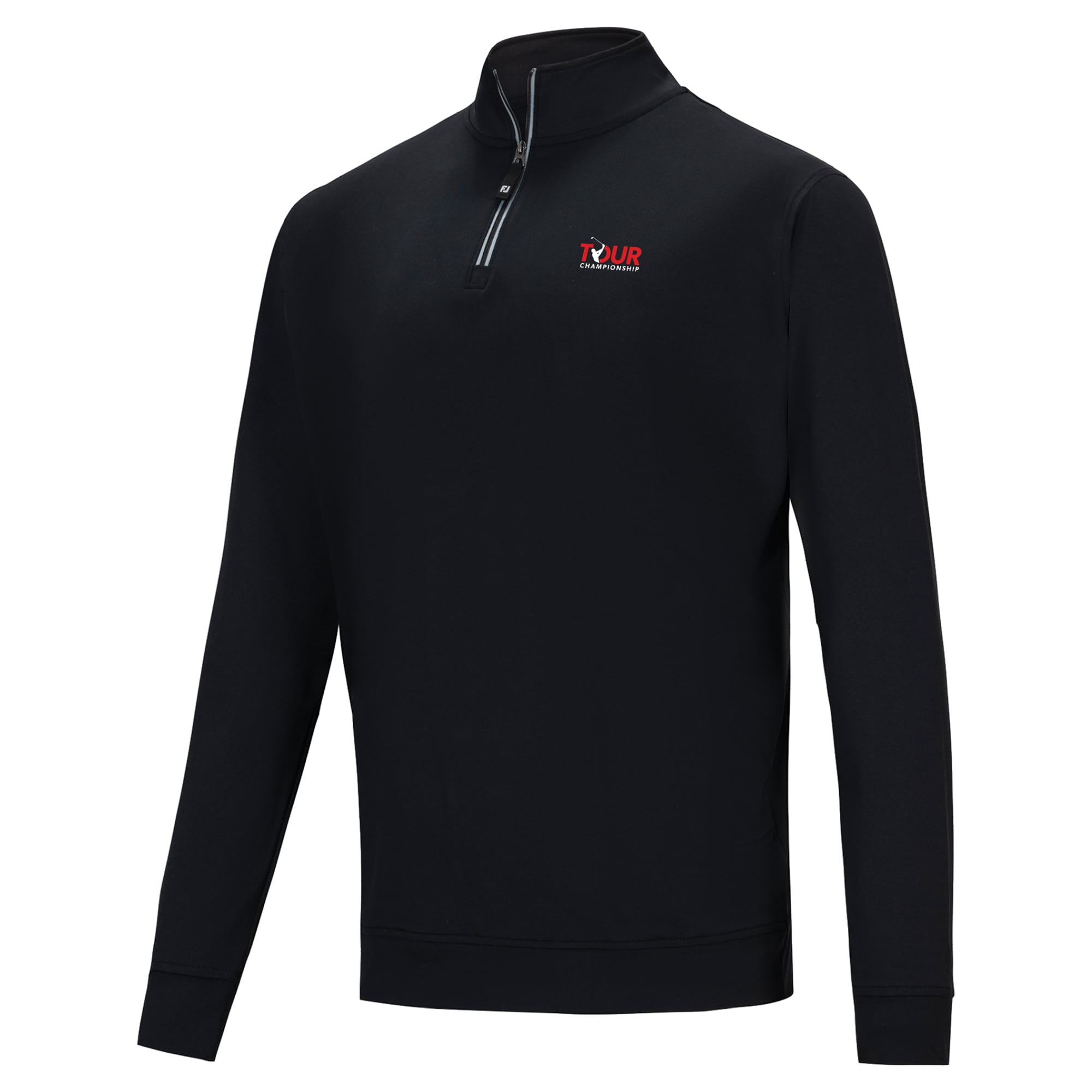 Men's FootJoy Black TOUR Championship Approach Quarter-Zip Pro-Dry Pullover