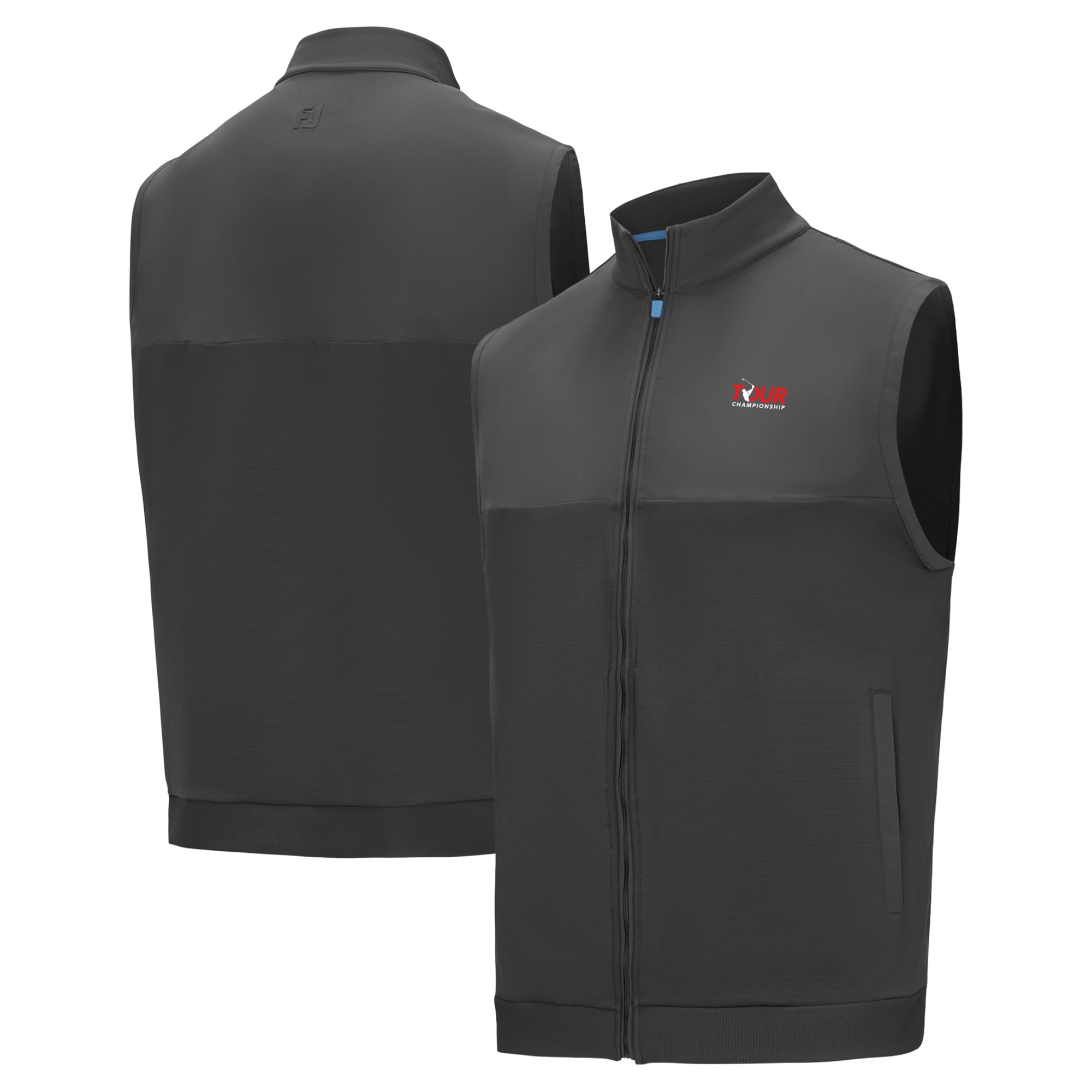 Gilet zippé FootJoy TOUR Championship couleur anthracite pour homme