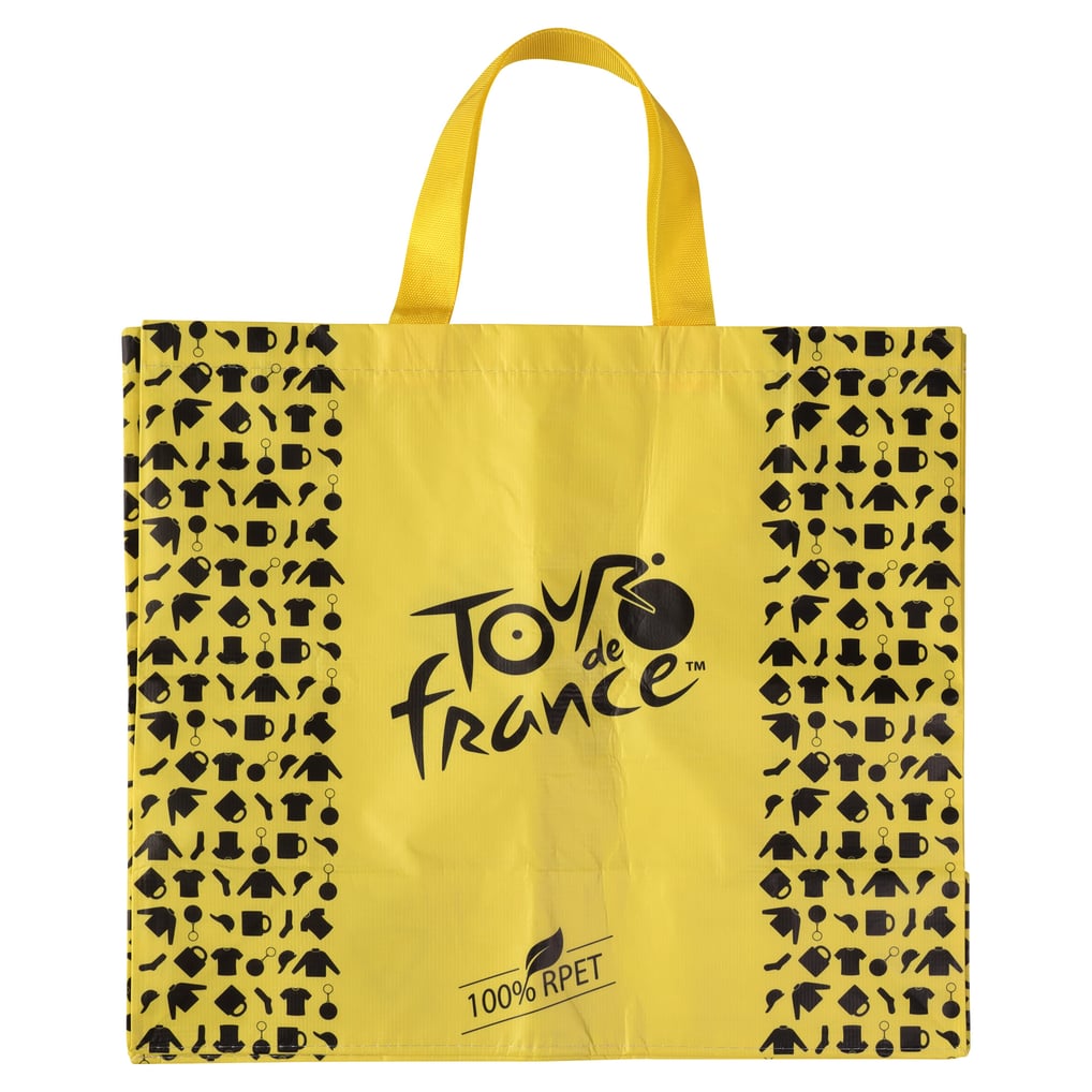 Id Card Line Code Tour de France Shopper Bag - Yellow