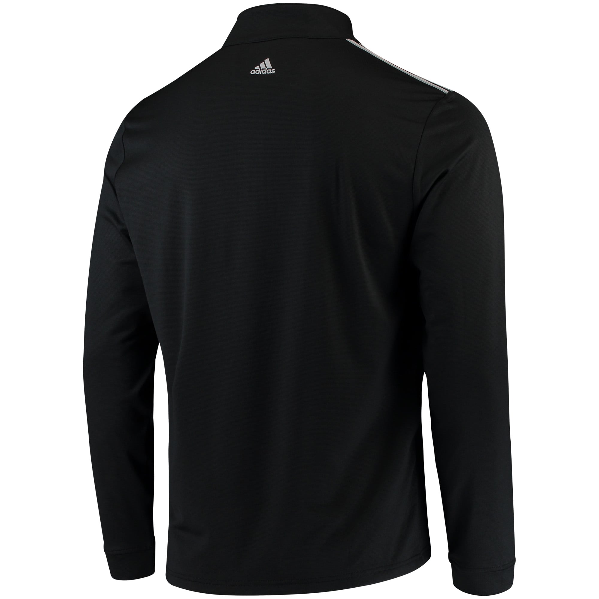 Men's adidas Black TPC Sawgrass 3-Stripes Classic Quarter-Zip