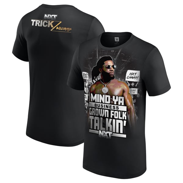 Trick Williams Merchandise, Trick Williams T-Shirts, Apparel 