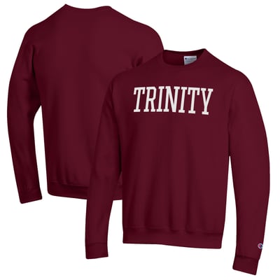 Trinity Tigers Champion Powerblend Sweatshirt - Maroon