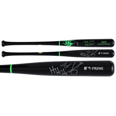 Triple H Autographed Louisville Slugger MLB Prime Signature Series Bat