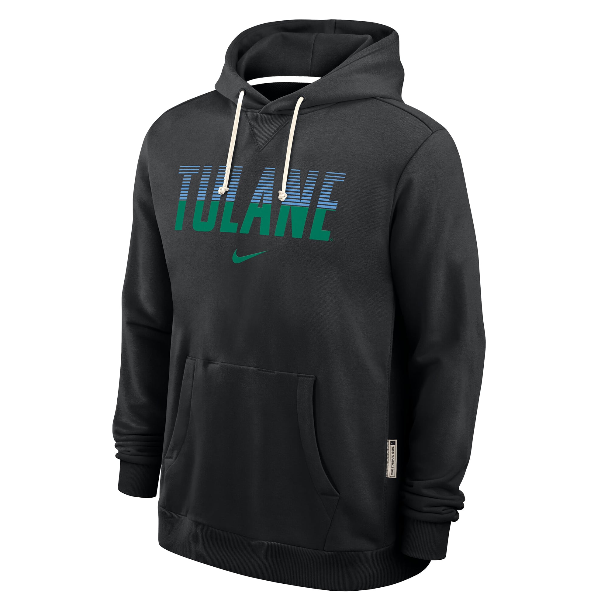 Men's Nike Black Tulane Green Wave 2026 Sideline Dri-FIT Hoodie