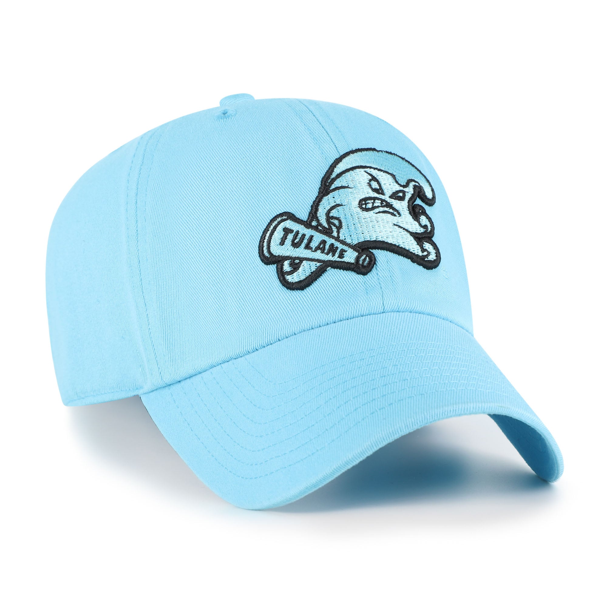 Casquette unisexe ajustable '47 Coastal Blue Tulane Green Wave Mascot