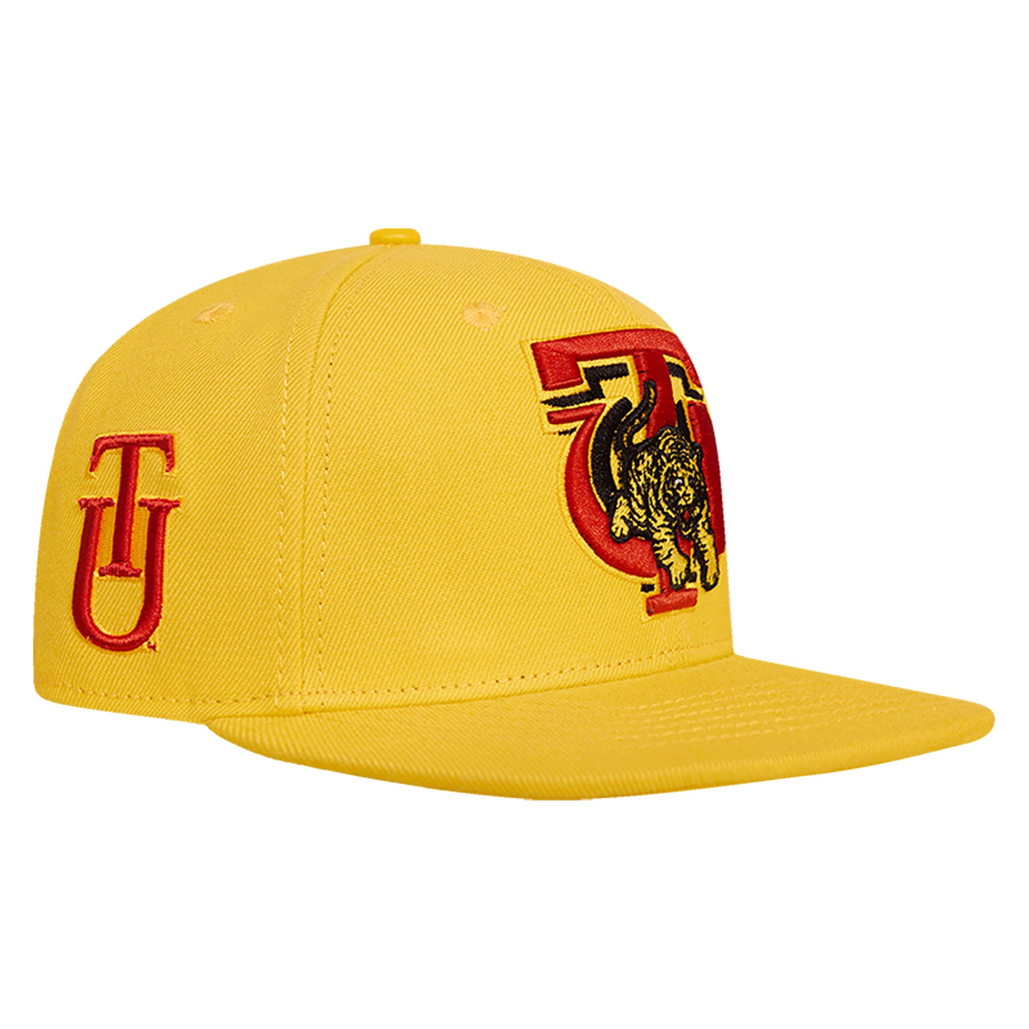 Men's Pro Standard Gold Tuskegee Golden Tigers Evergreen TU Snapback Hat