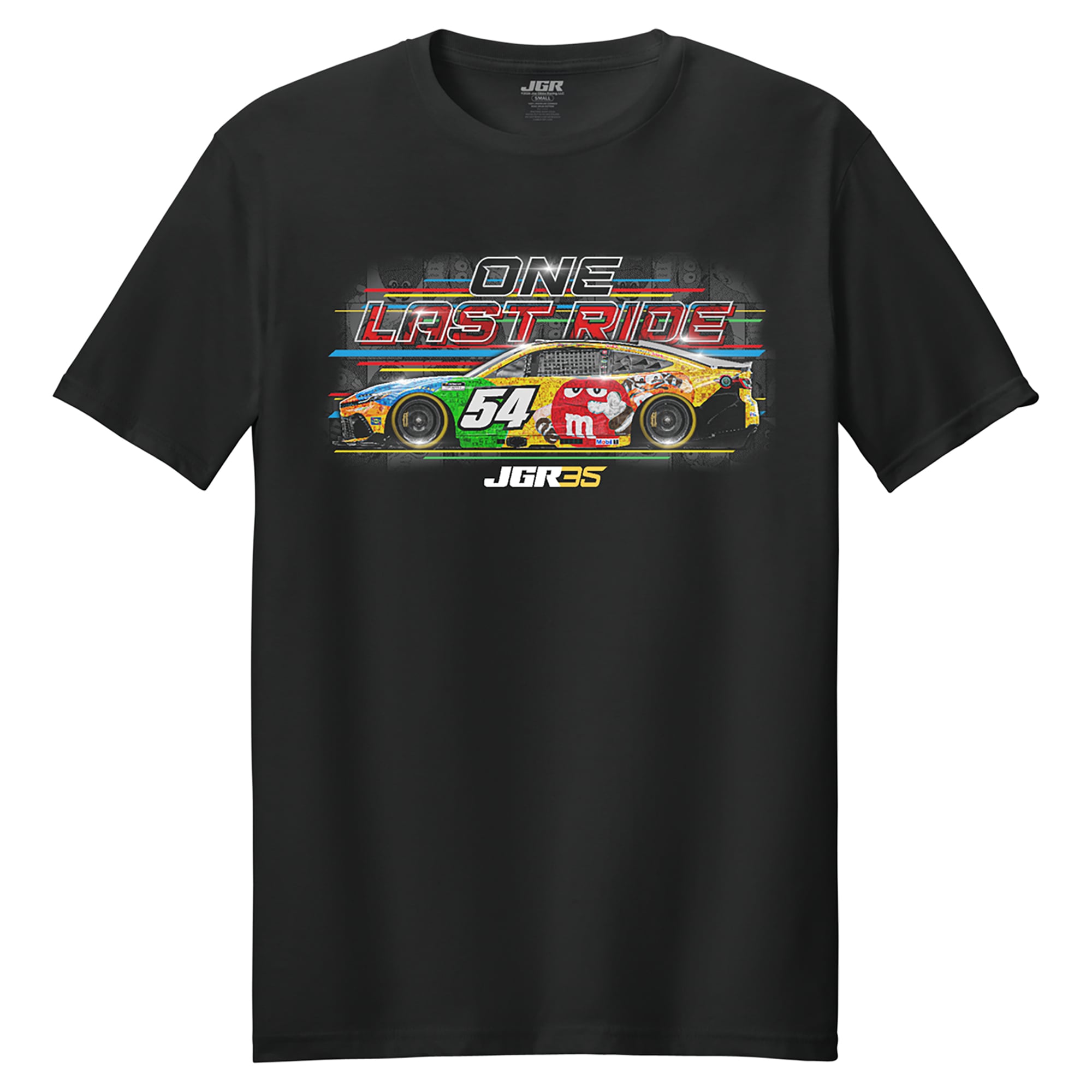 T-shirt homme classique noir Ty Gibbs M&M's Car One Last Ride