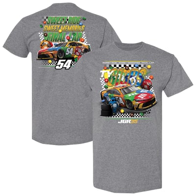 Ty Gibbs Classic Ink M&M's Car Final Lap T-Shirt - Heather Gray