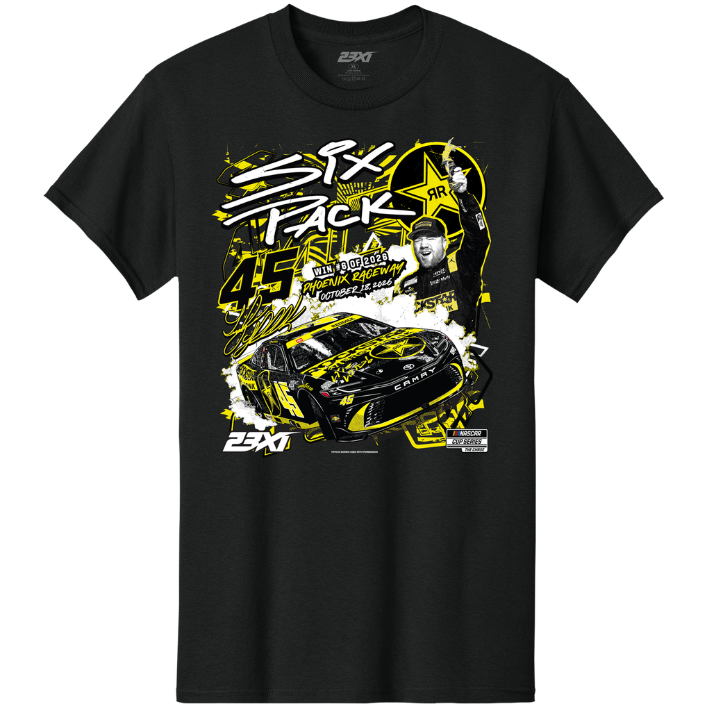 Men's Tyler Reddick Classic Ink Black 2026 Phoenix Race Winner T-Shirt