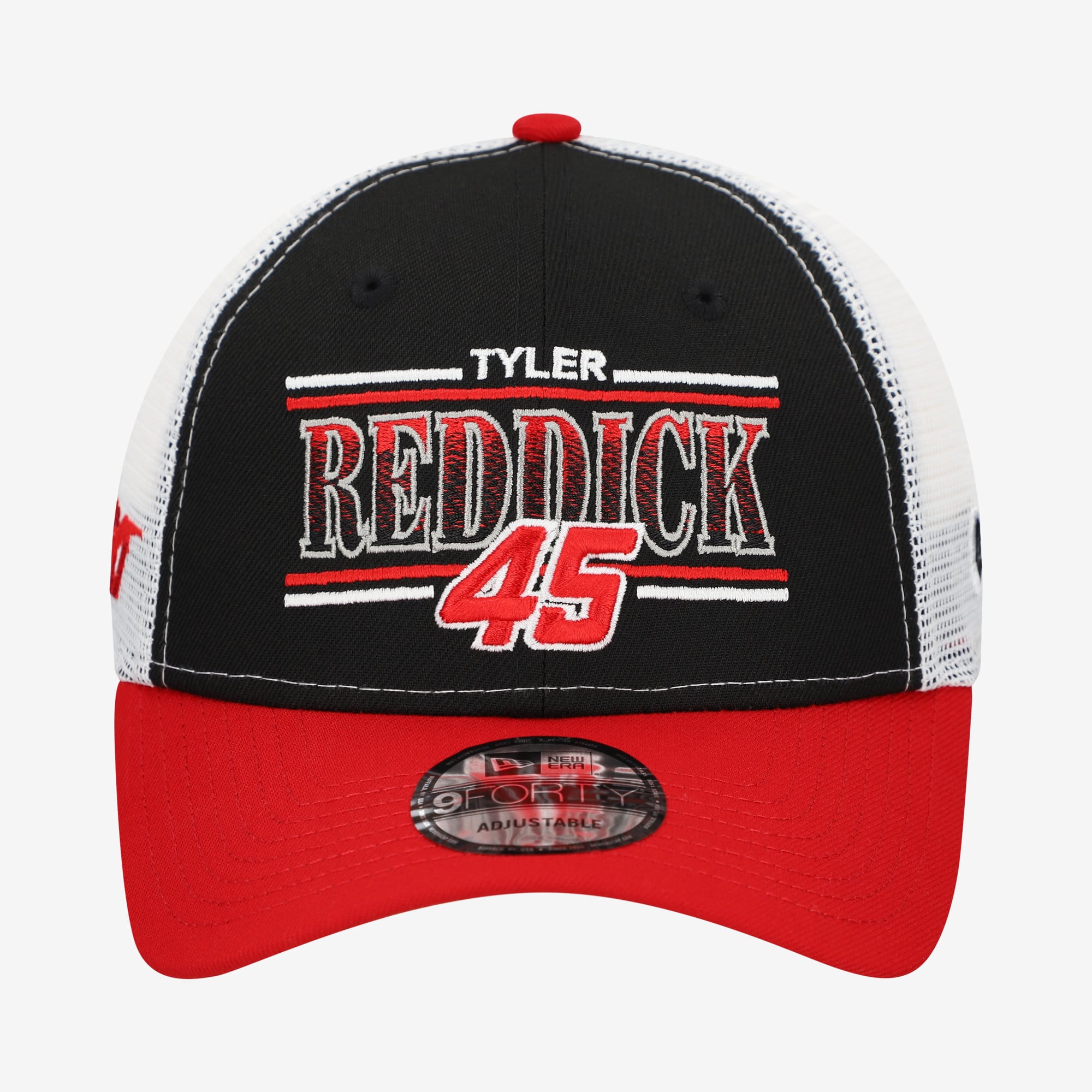 Men's New Era Black Tyler Reddick 9FORTY Trucker Adjustable Hat