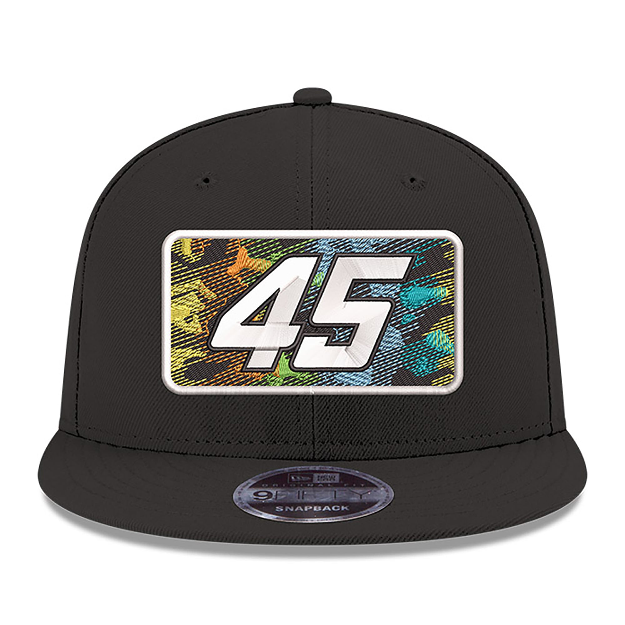 Casquette snapback New Era 9FIFTY Tyler Reddick camouflage d'été noire pour homme