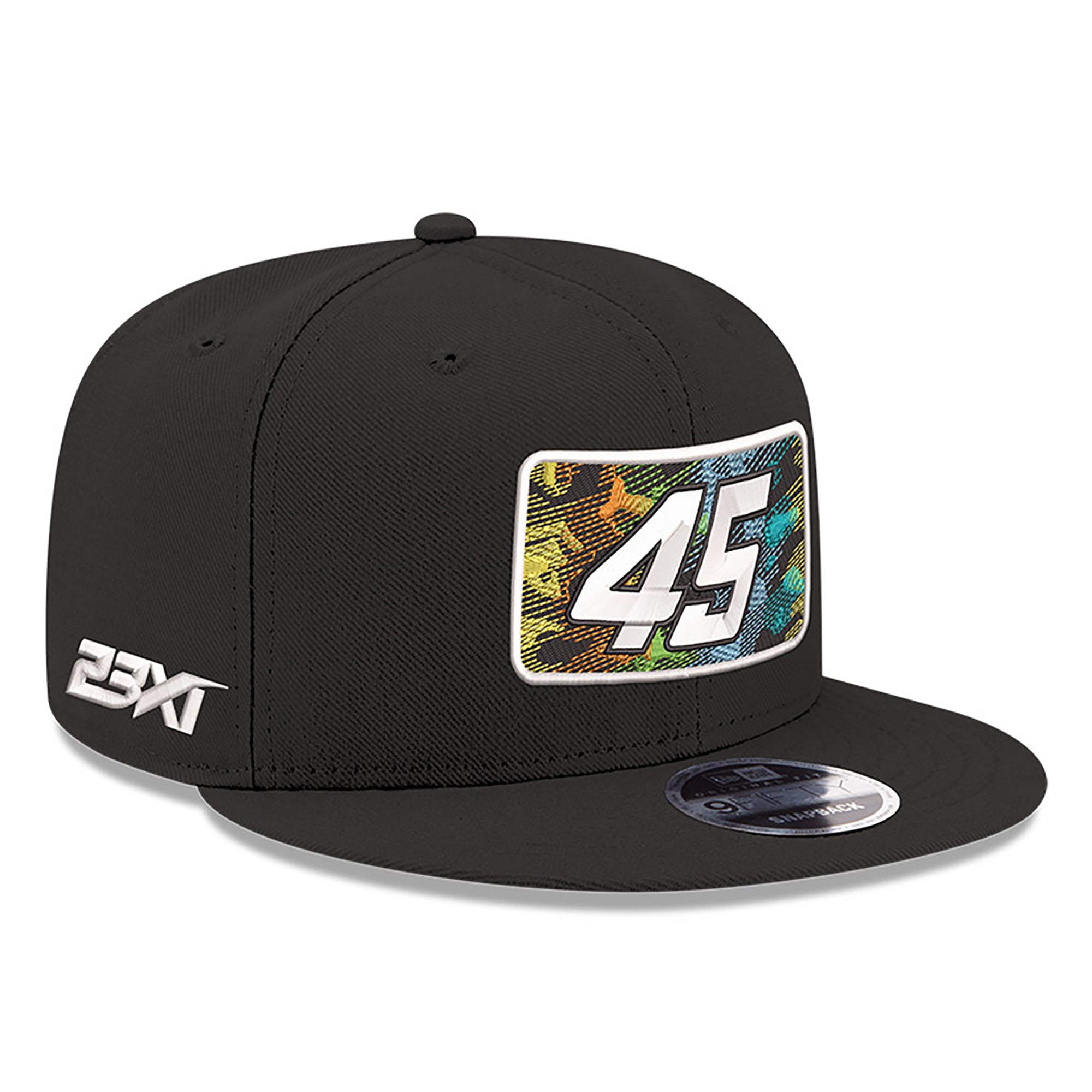 Casquette snapback New Era 9FIFTY Tyler Reddick camouflage d'été noire pour homme