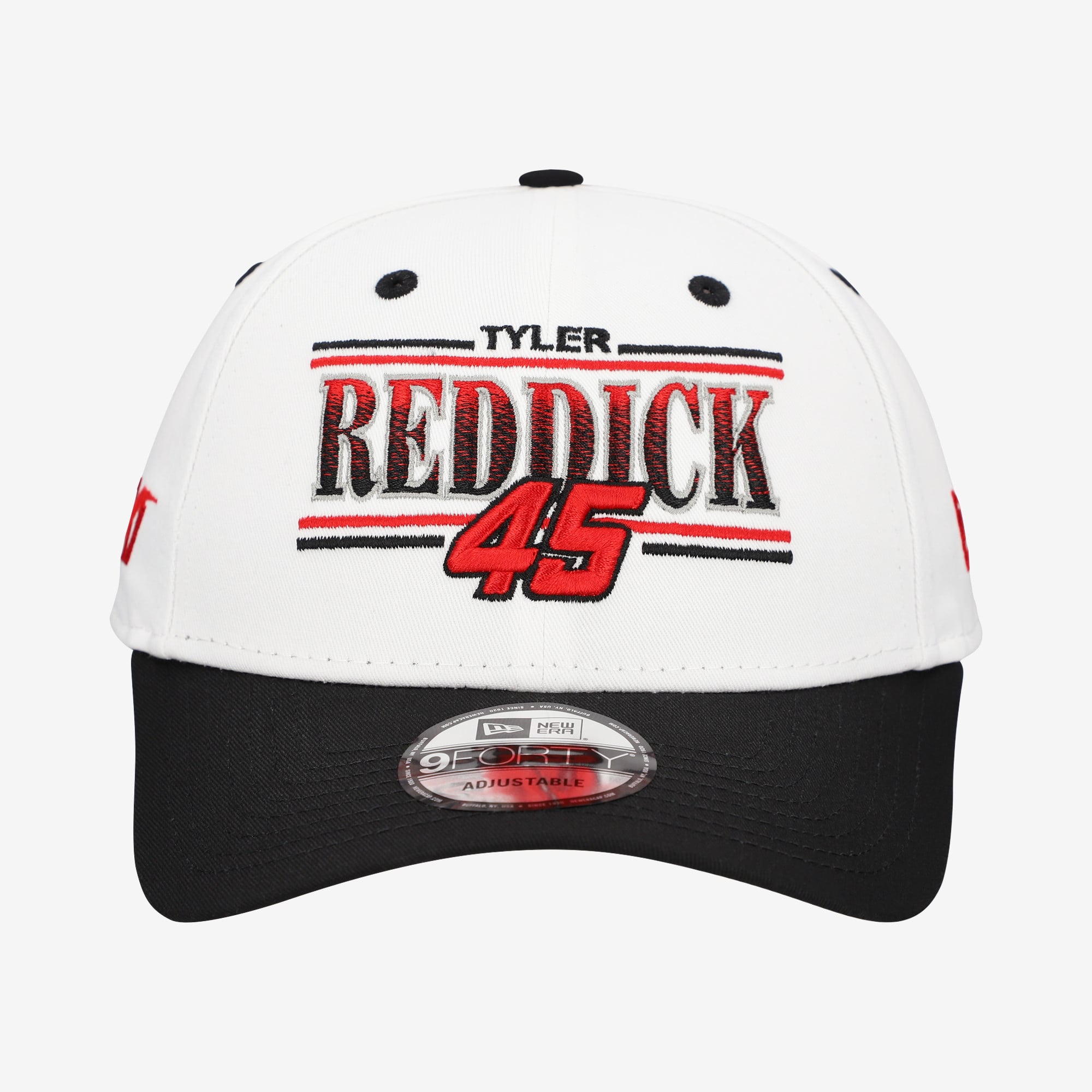 Men's New Era White Tyler Reddick Bars 9FORTY Adjustable Hat