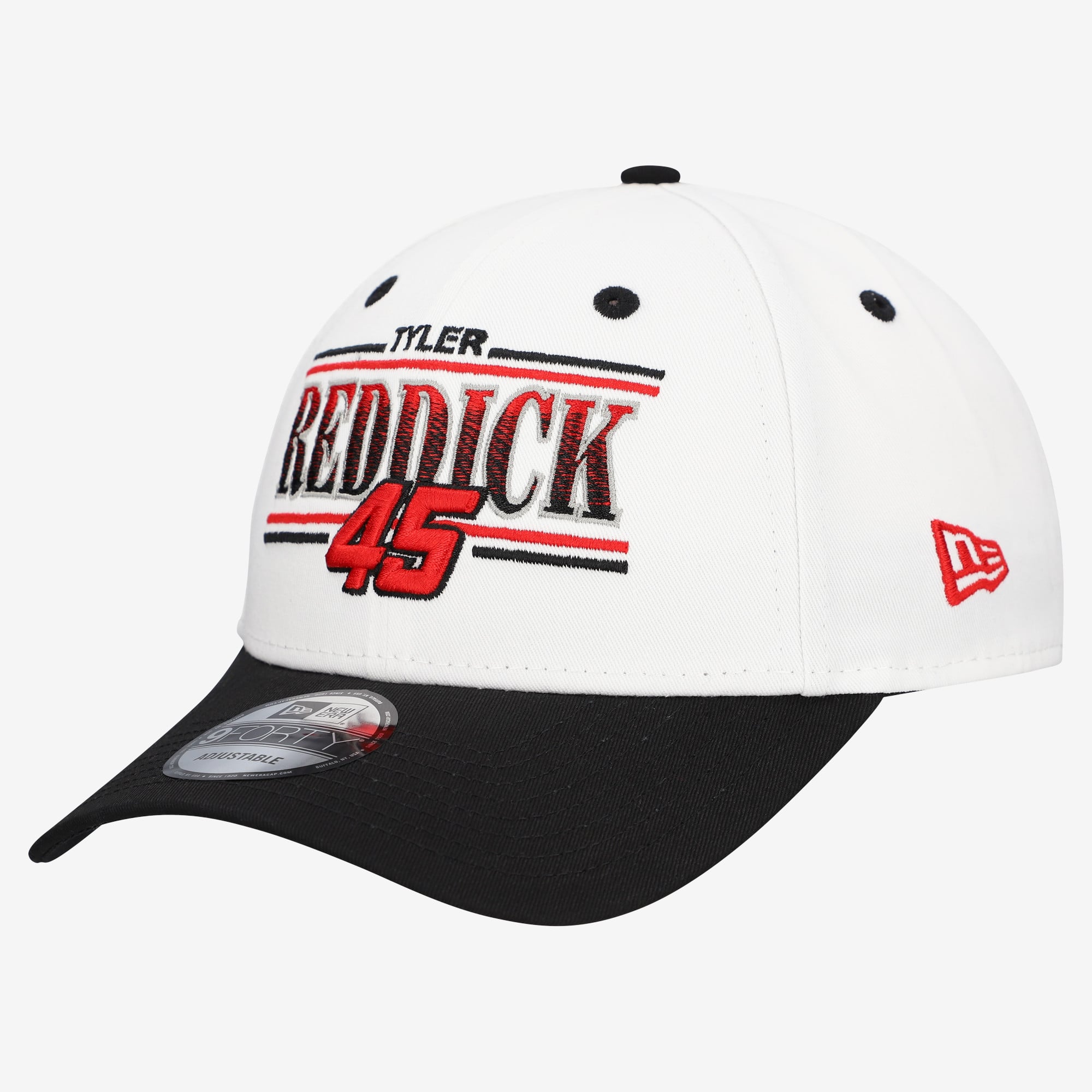 Men's New Era White Tyler Reddick Bars 9FORTY Adjustable Hat
