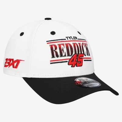 Tyler Reddick New Era Bars 9FORTY Adjustable Hat - White
