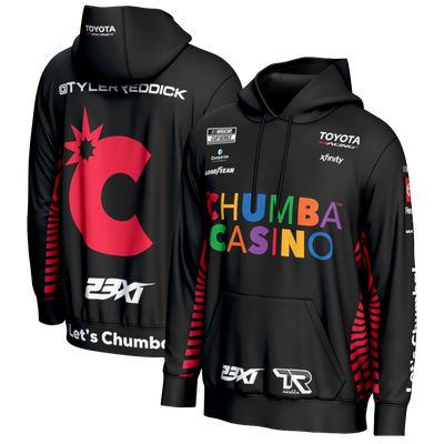  Tyler Reddick ProSphere Chumba Casino Hoodie - Black