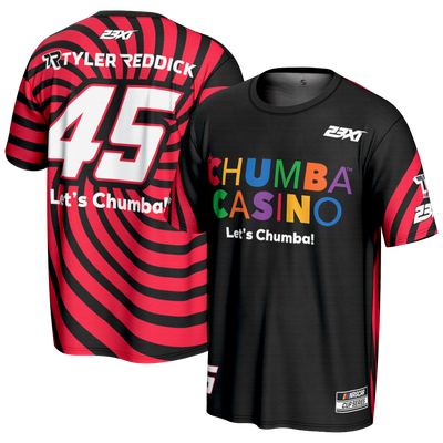  Tyler Reddick ProSphere Chumba Casino T-Shirt - Black/Red