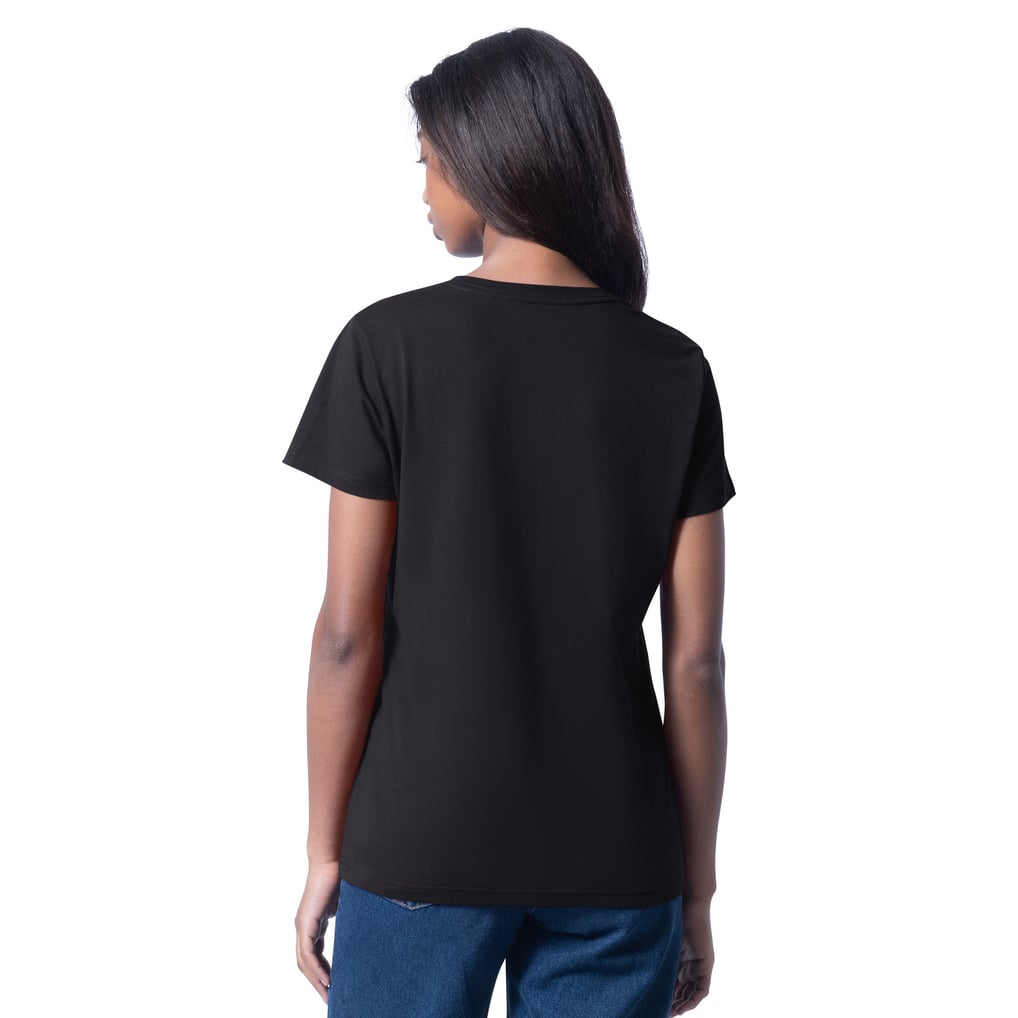 T-shirt col V Tyler Reddick G-III 4Her par Carl Banks pour femme, motif cheerleading – Noir